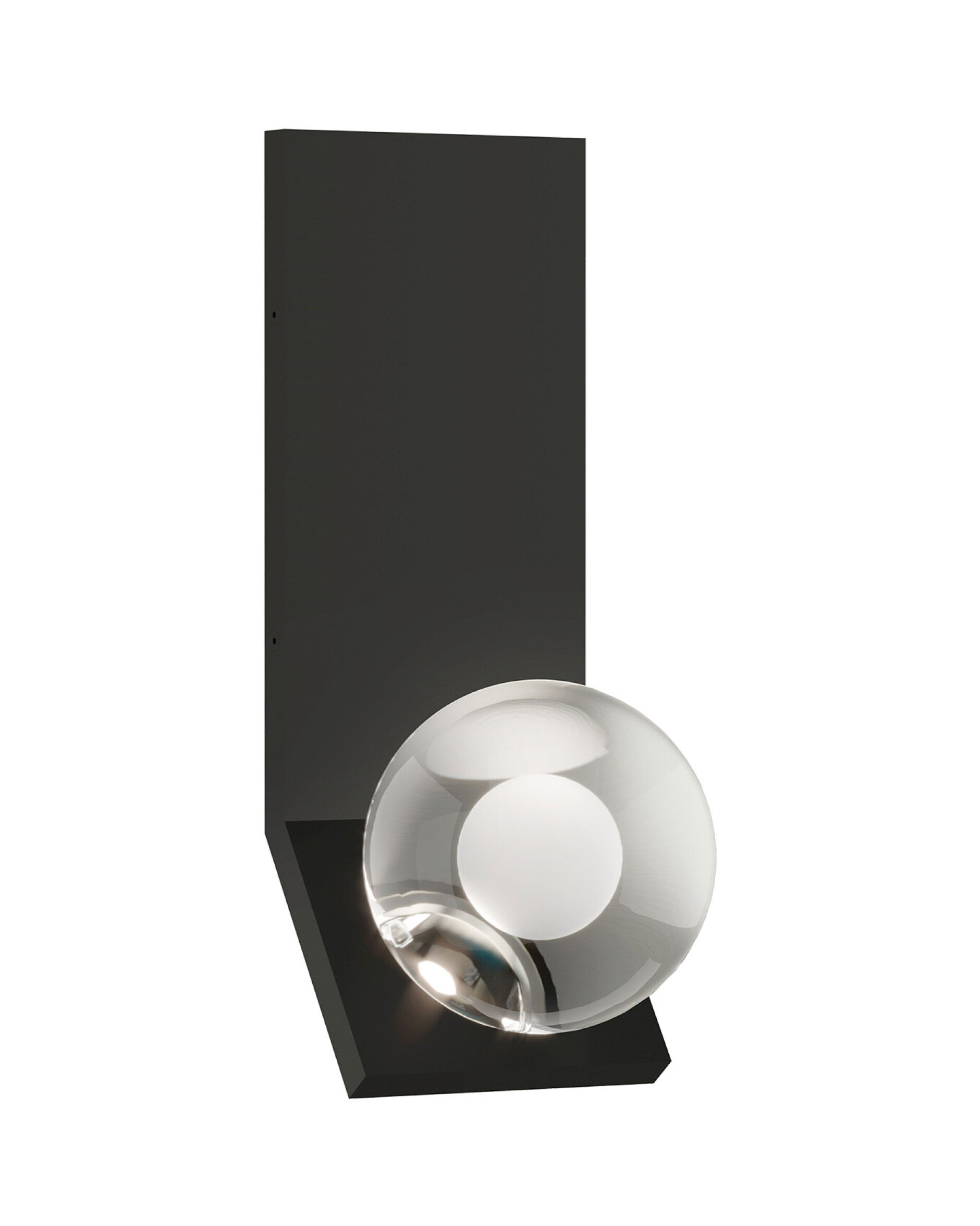 Mina vägglampa svart