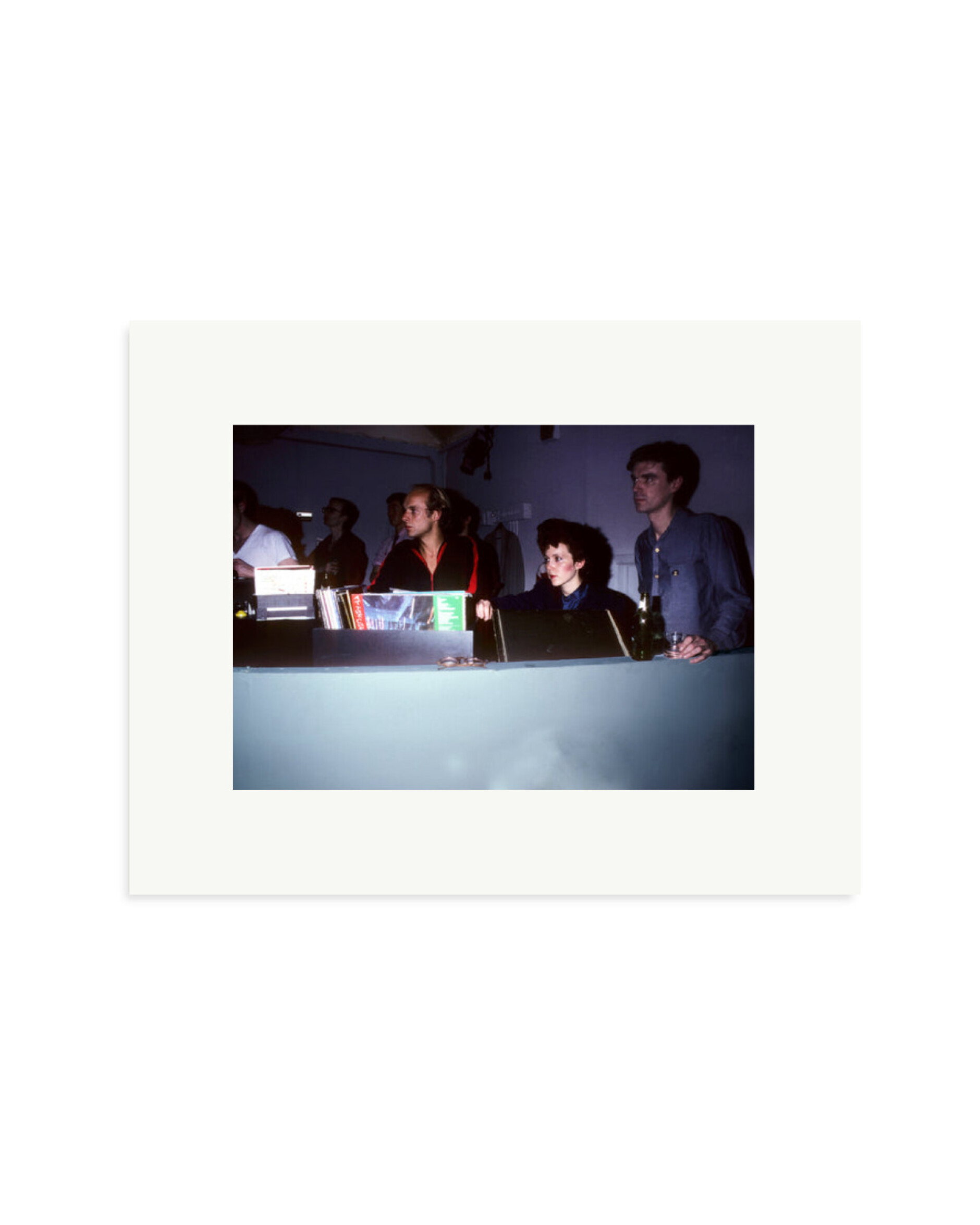 Brian Eno in DJ Booth Print Only / Small