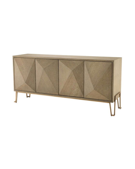 Highland TV Cabinet Washed Oak