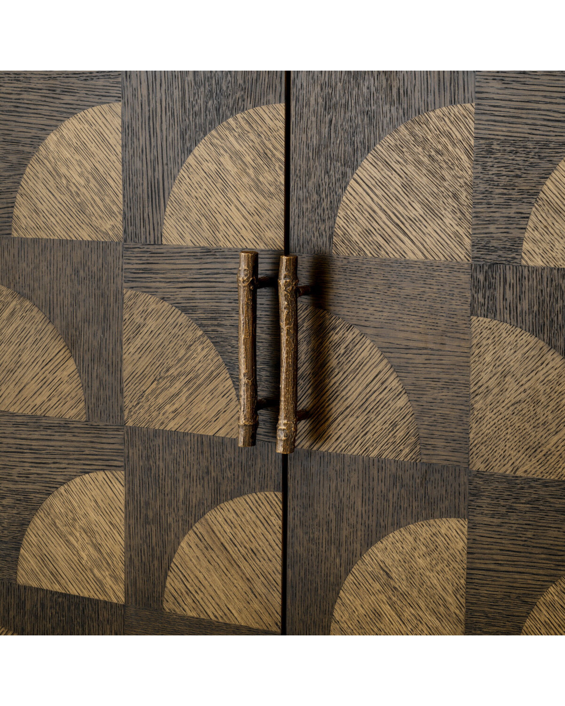 Kumo cabinet dark brown oak veneer