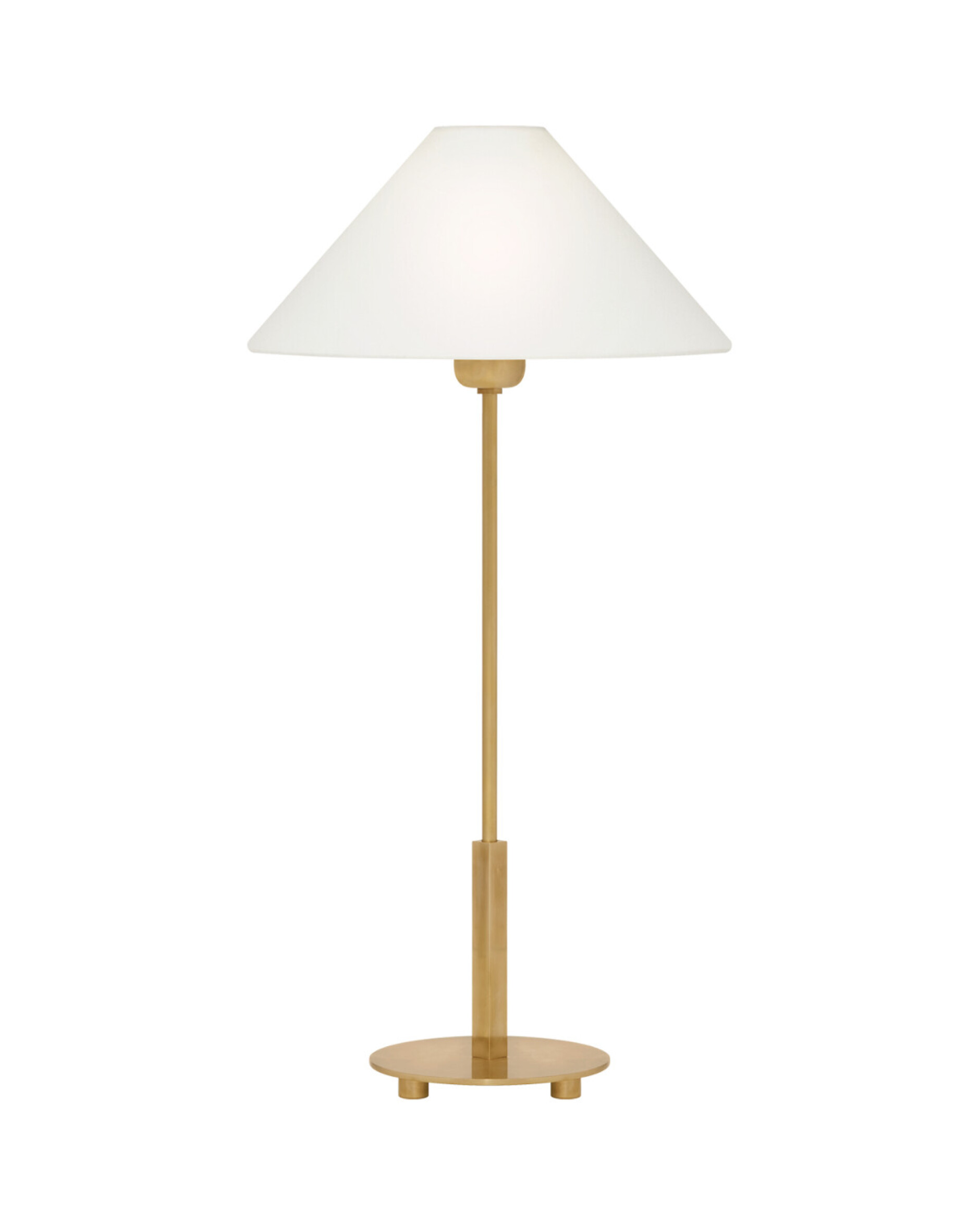 Hackney bordslampa antik mässing