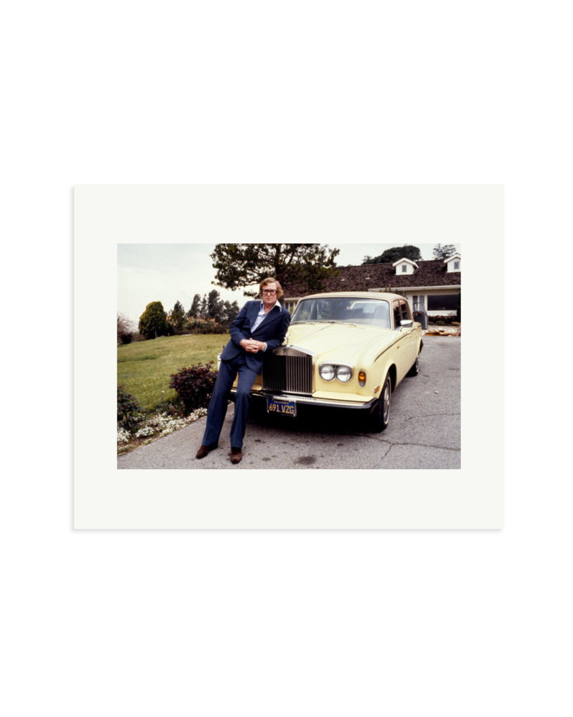 Caine at home, Beverly Hills Print Only / Medium