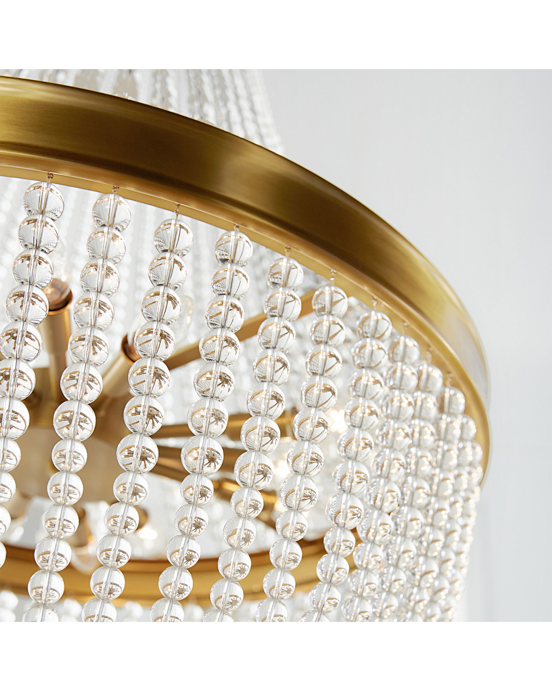 Summerhill kristallkrona mässing M