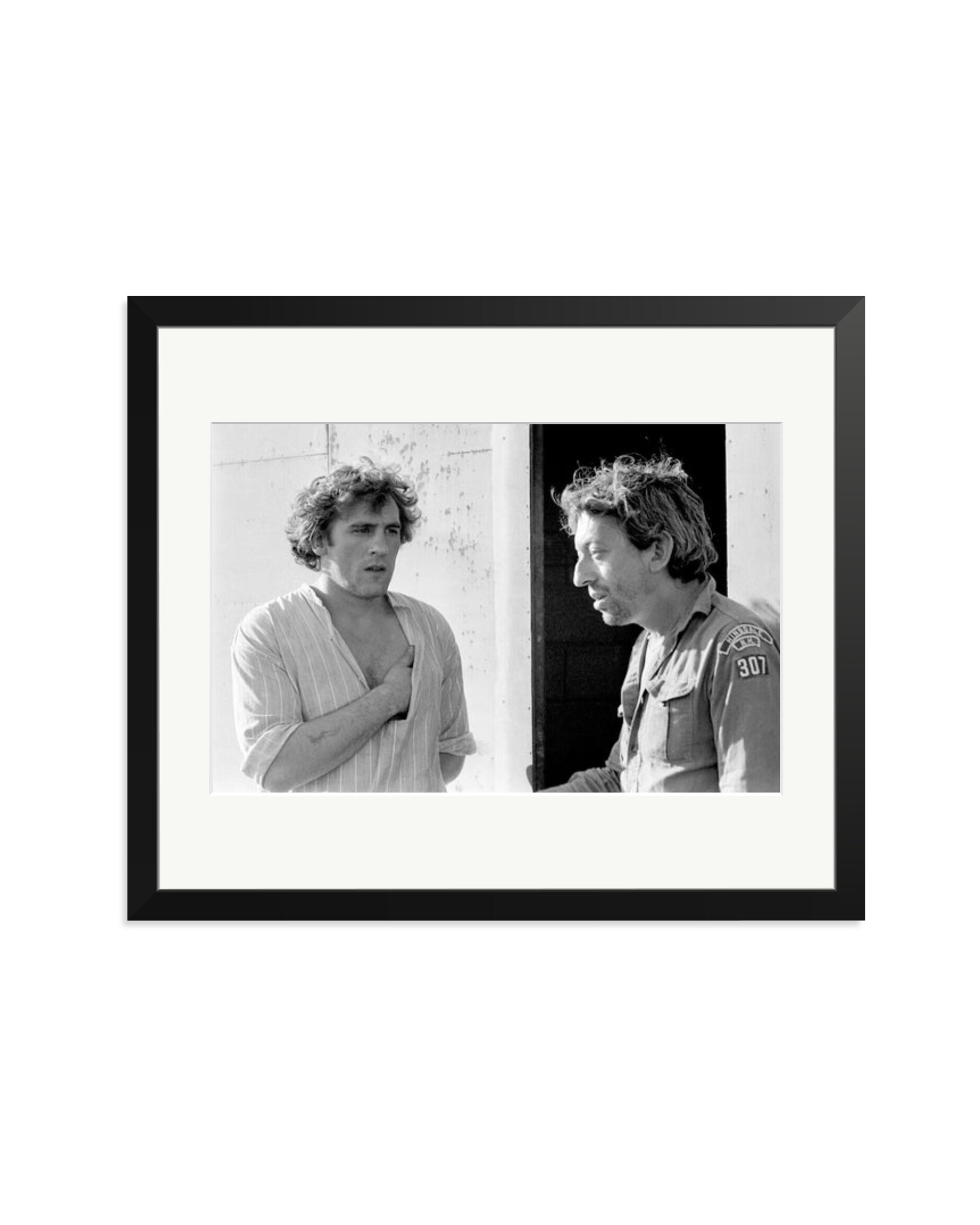 Gerard Depardieu and Serge Gainsbourg Black / Large