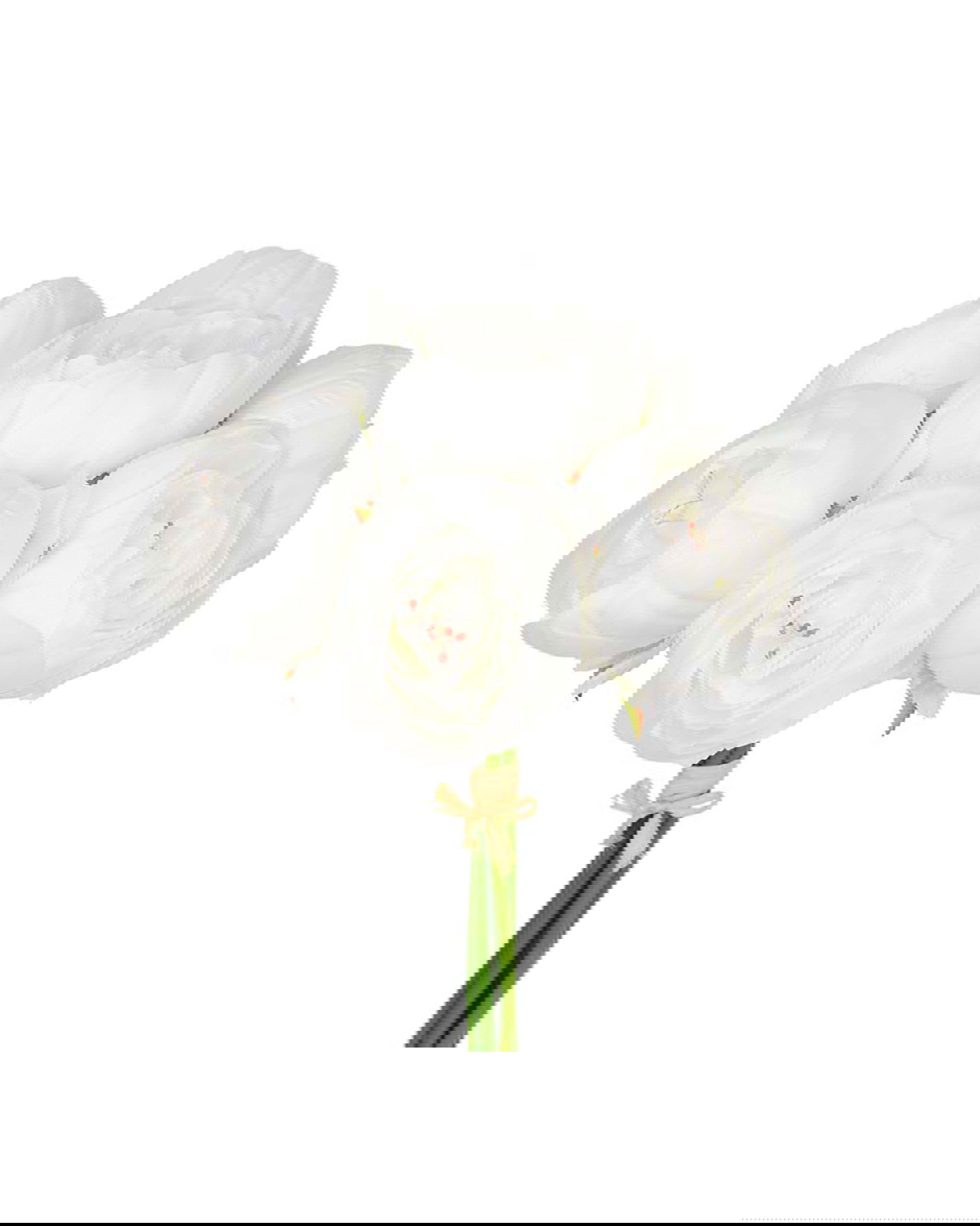 Pioenboeket kunstbloemen wit