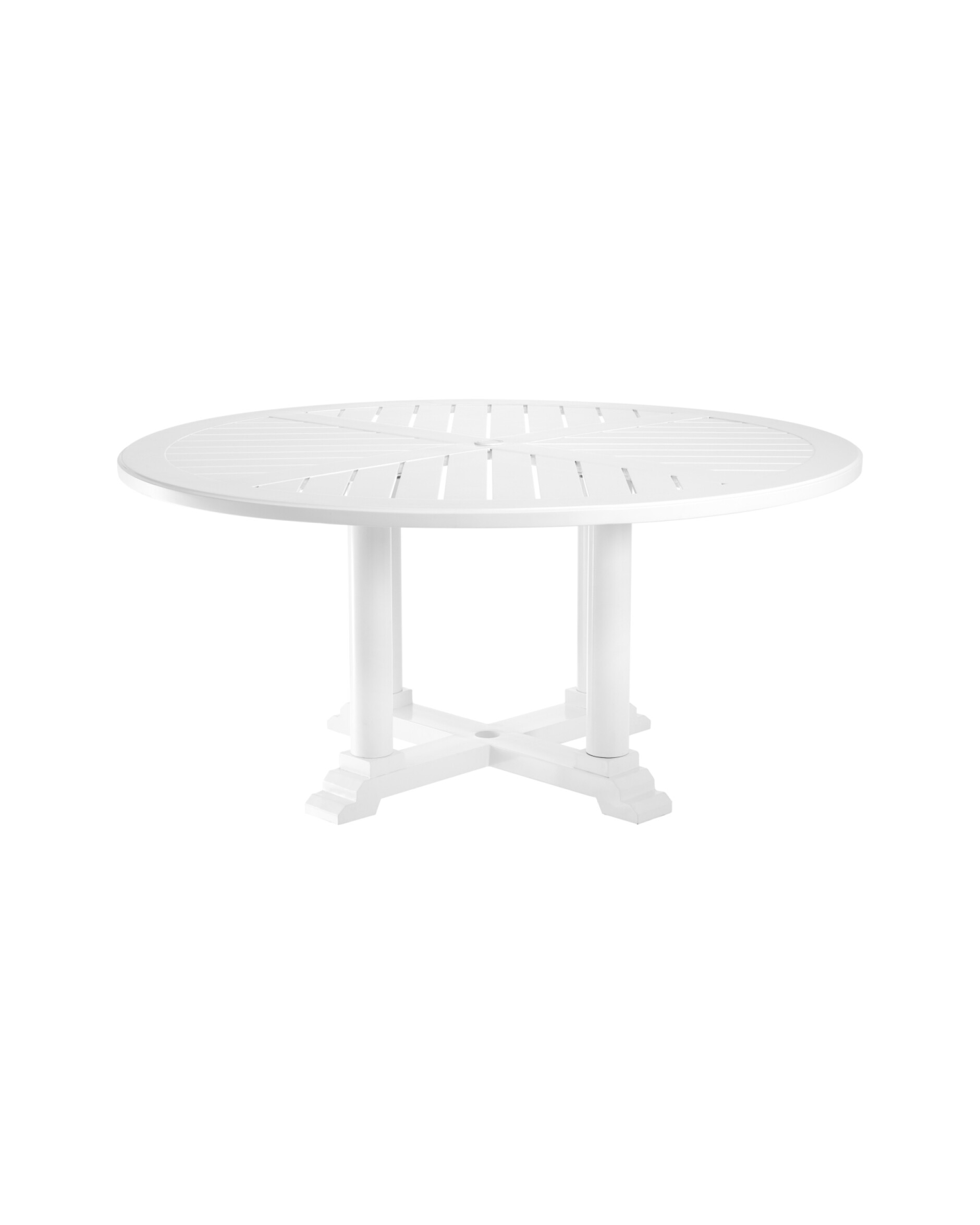 Bell Rive matbord runt vit