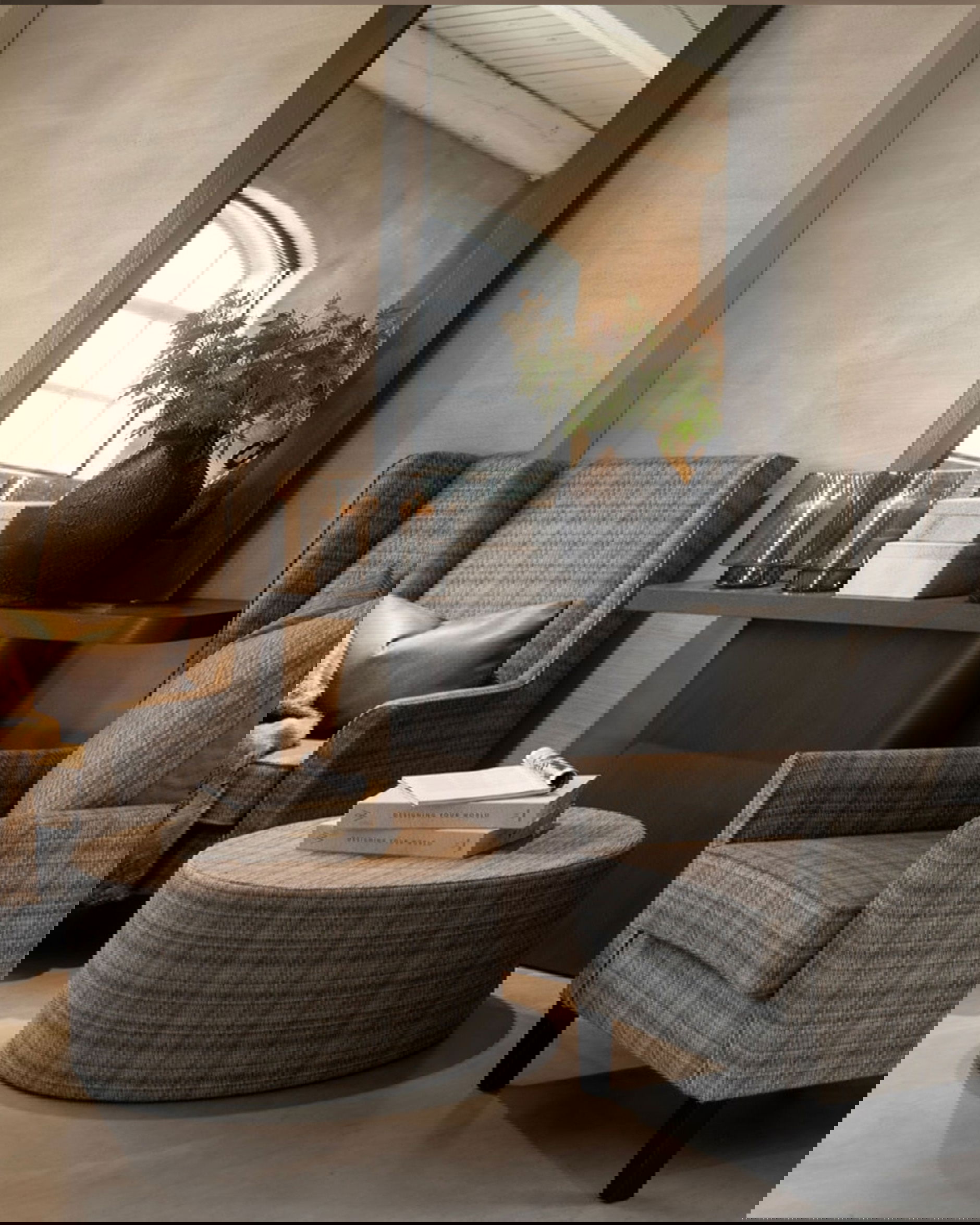 Reef kynttilälyhty smoke grey