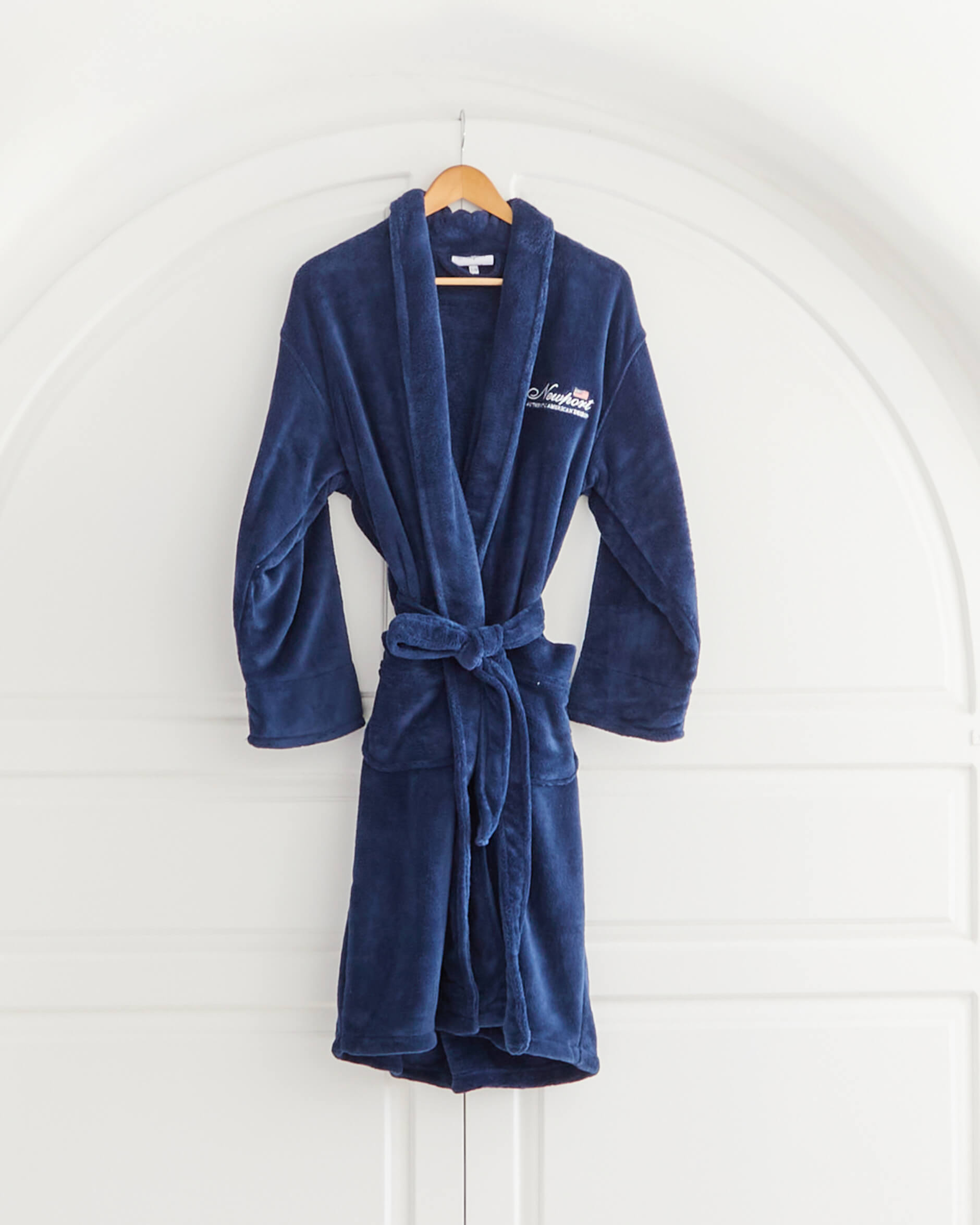 Jamesport morgonrock blå