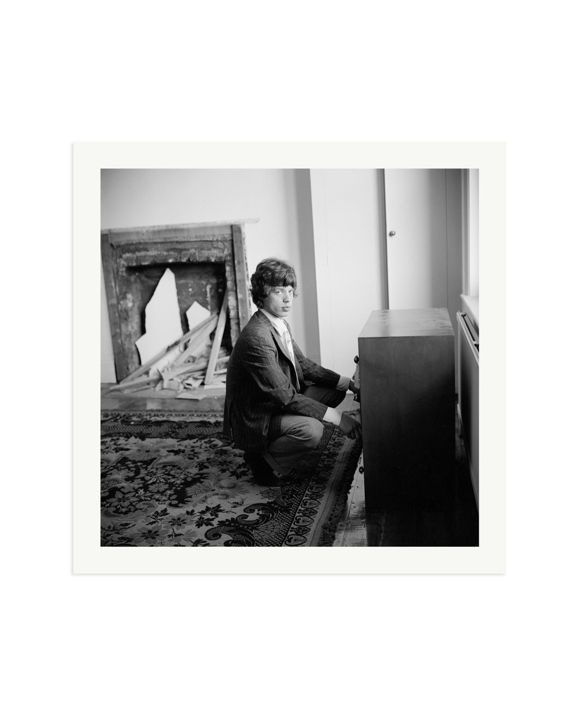 Mick Jagger at Home, 1966 Print Only / XXL