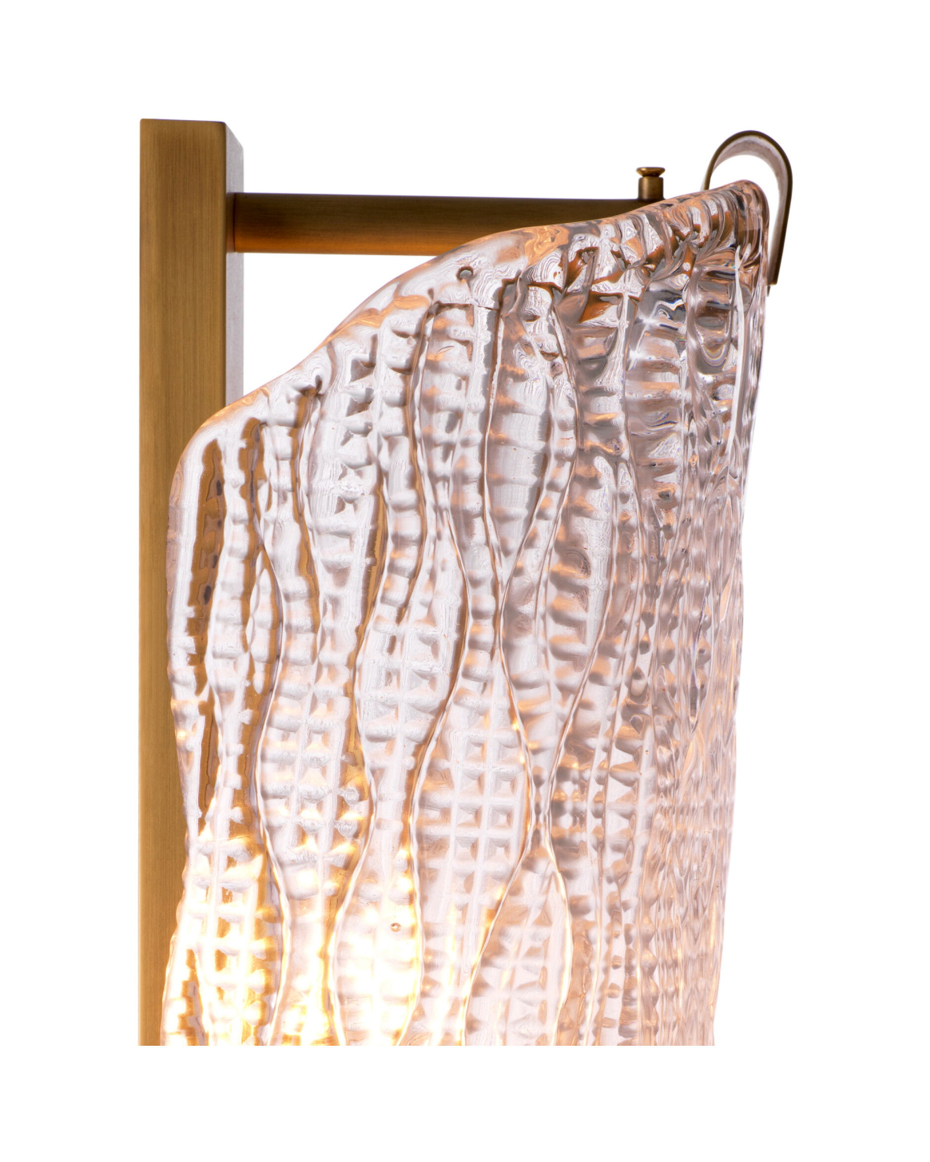 Todd vägglampa antik mässing