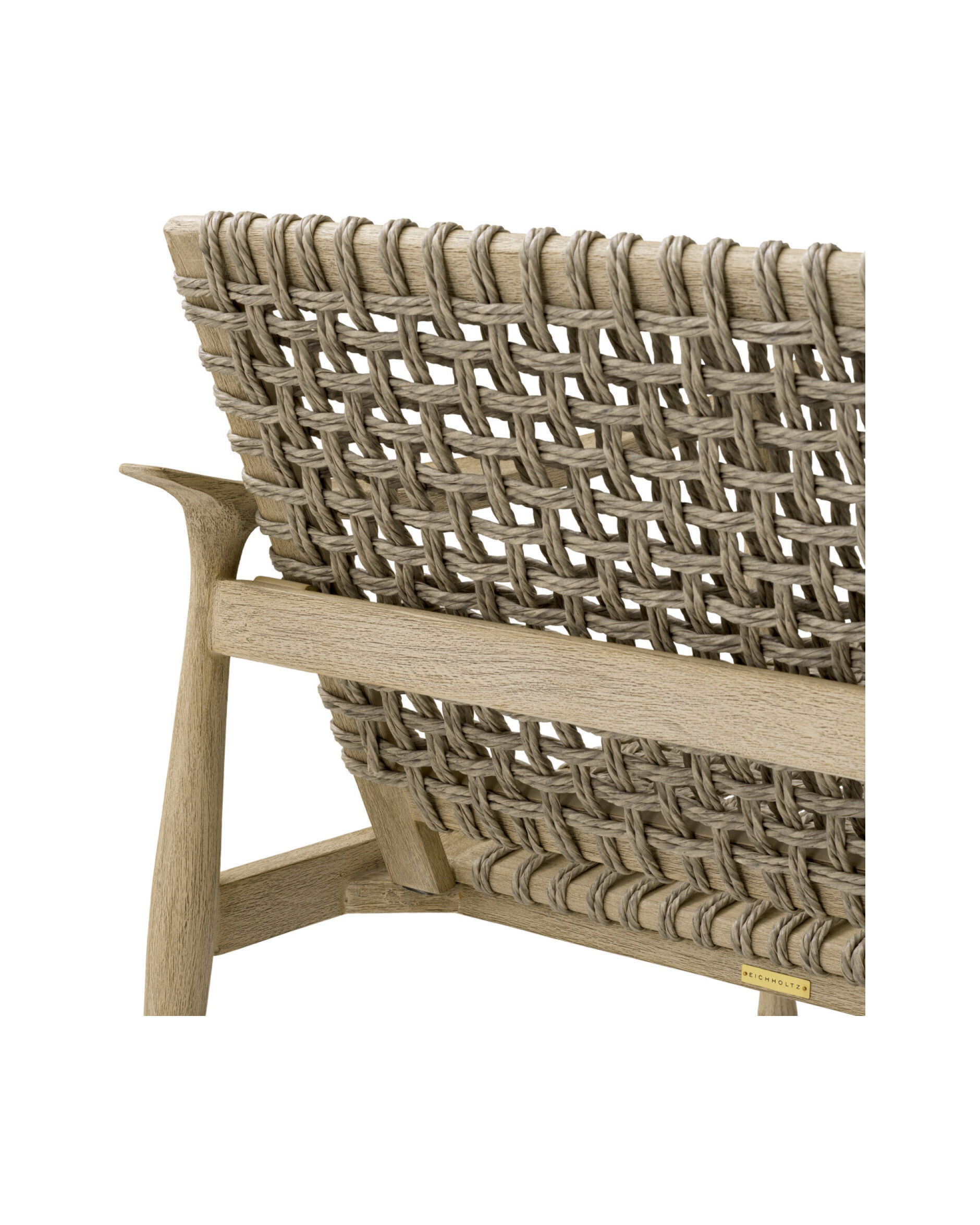 Manzo sofa greige rope