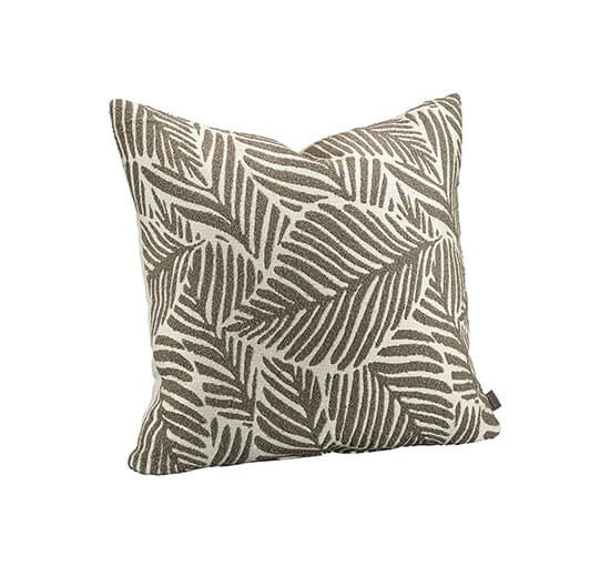 Linen - Nomad Leaf Cushion Cover Grey