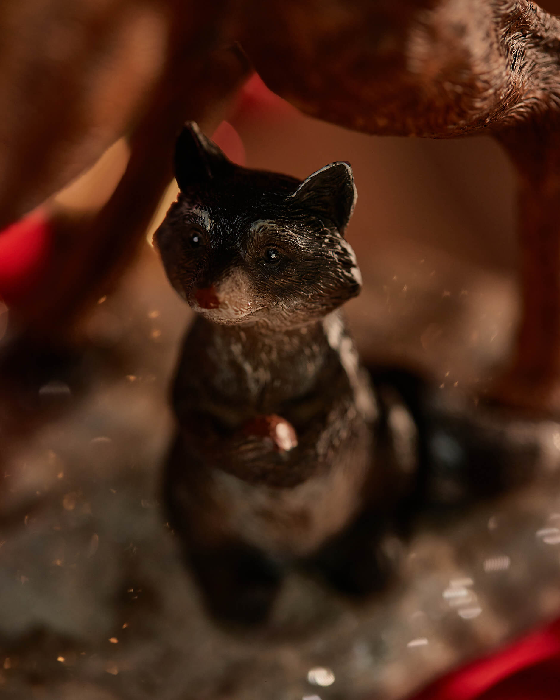 Skogsdjur juldekoration