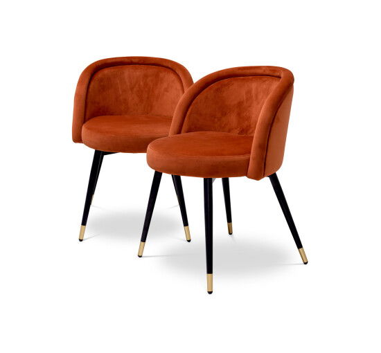 null - Chloé Dining Chair Clarck Sand set of 2