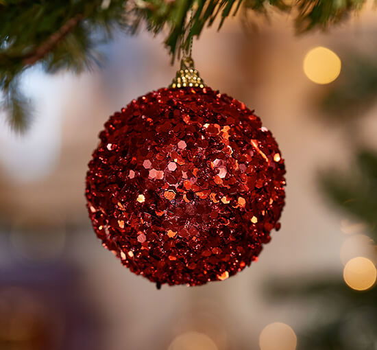 Red - Cameron Bauble Silver