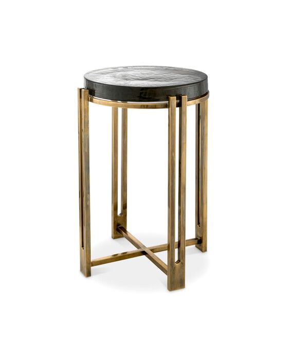 claremont sidobord antik mässing