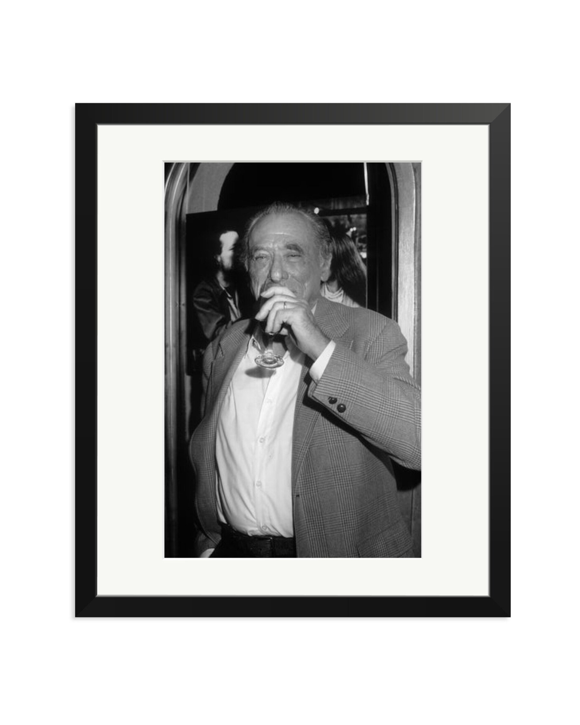 Charles Bukowski Portrait Black / Large