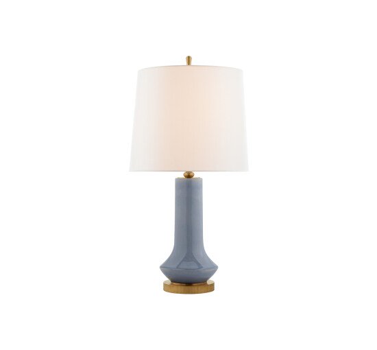 null - Luisa Large Table Lamp White Crackle