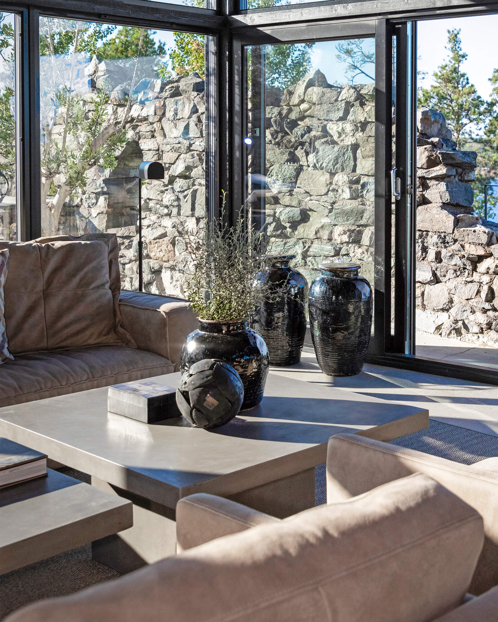 Campos Couchtisch grau 100cm