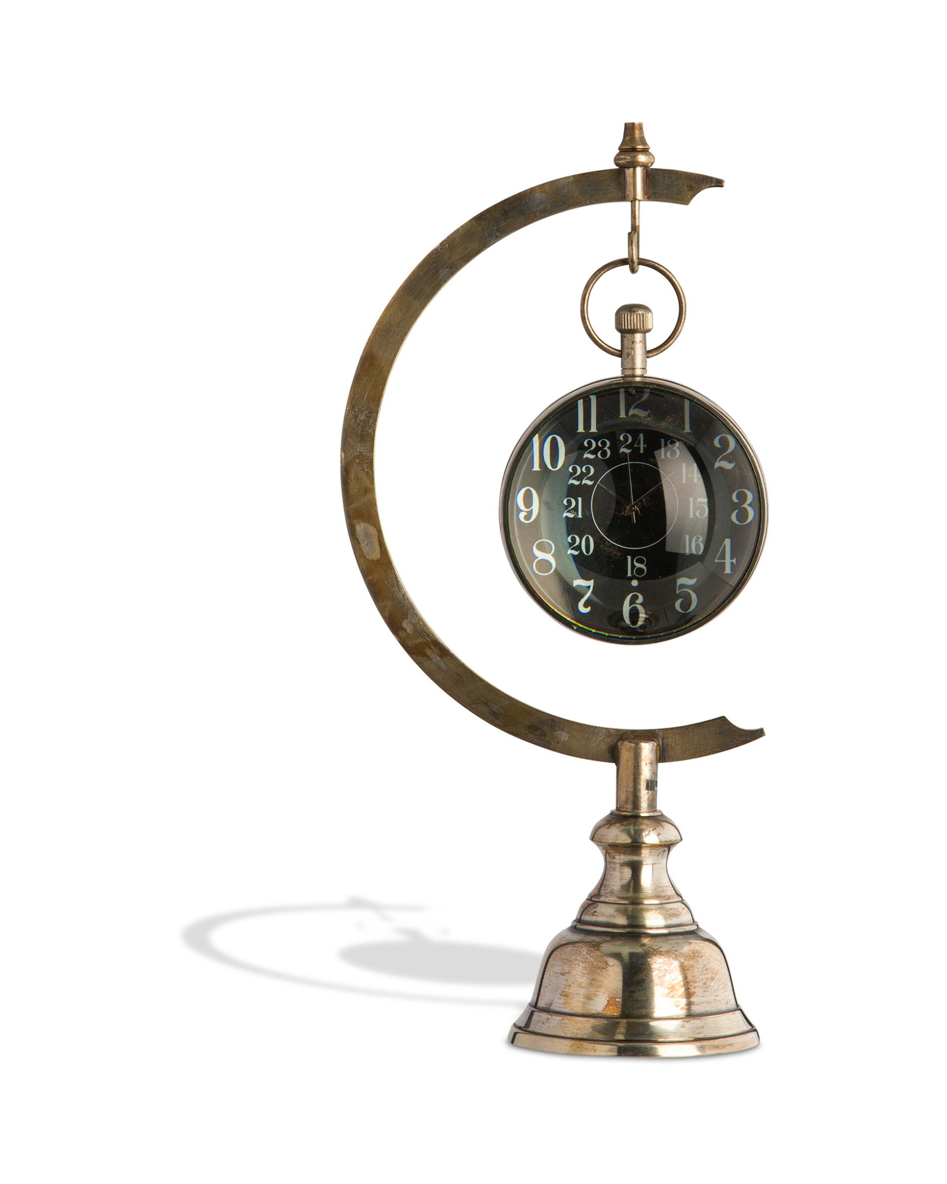 Eye of Time Clock, Silver