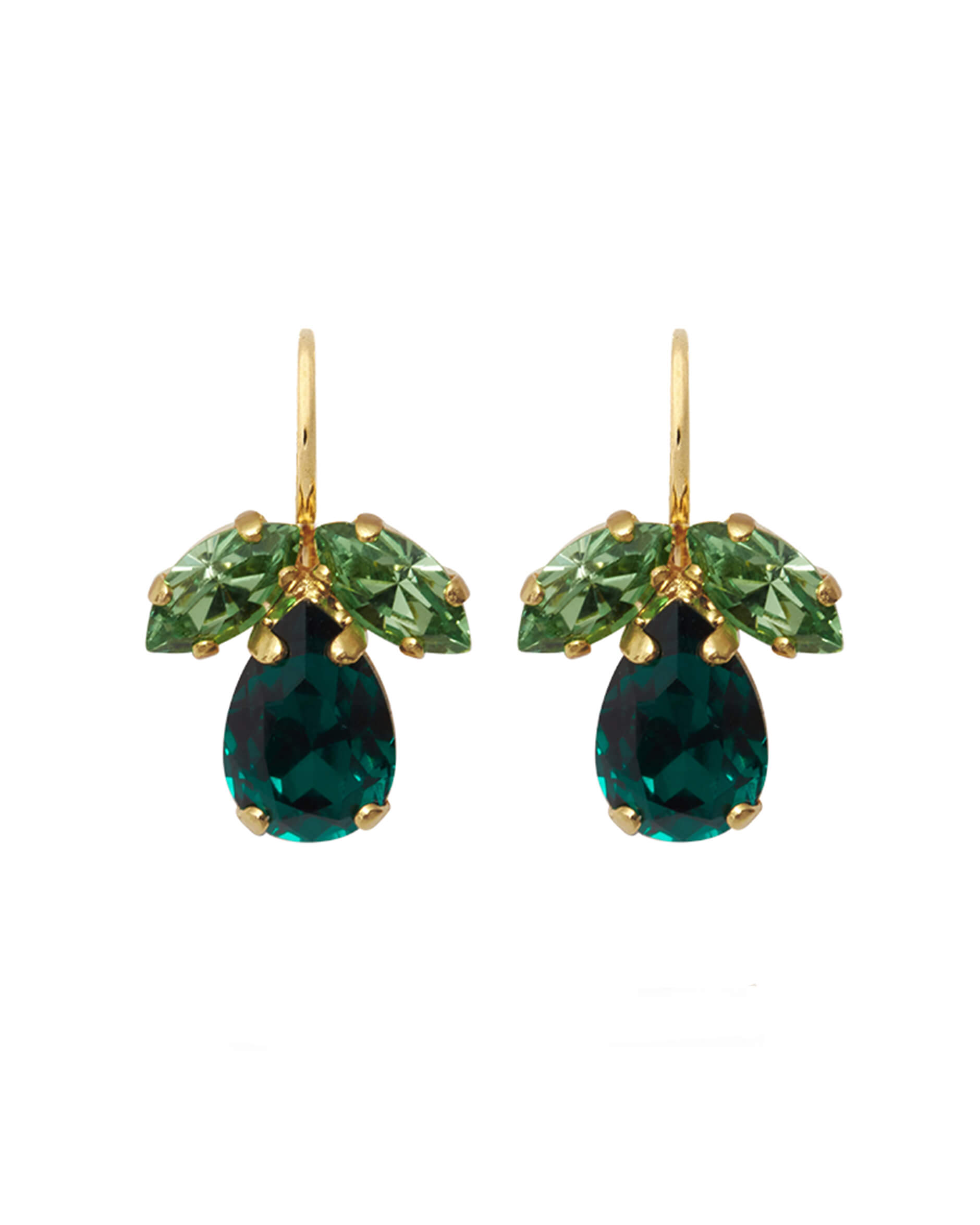 Petite Timo Earrings Green Combo