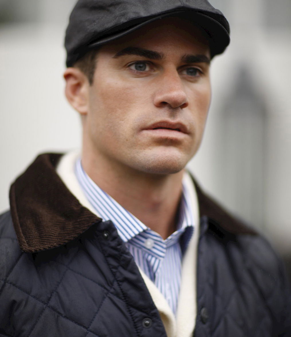 Montauk quilted jacka blå