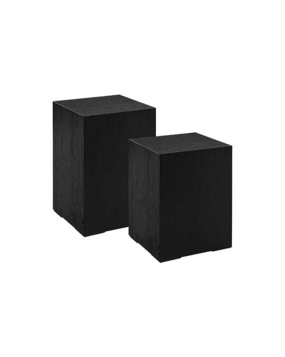 trent sidobord svart 2-set