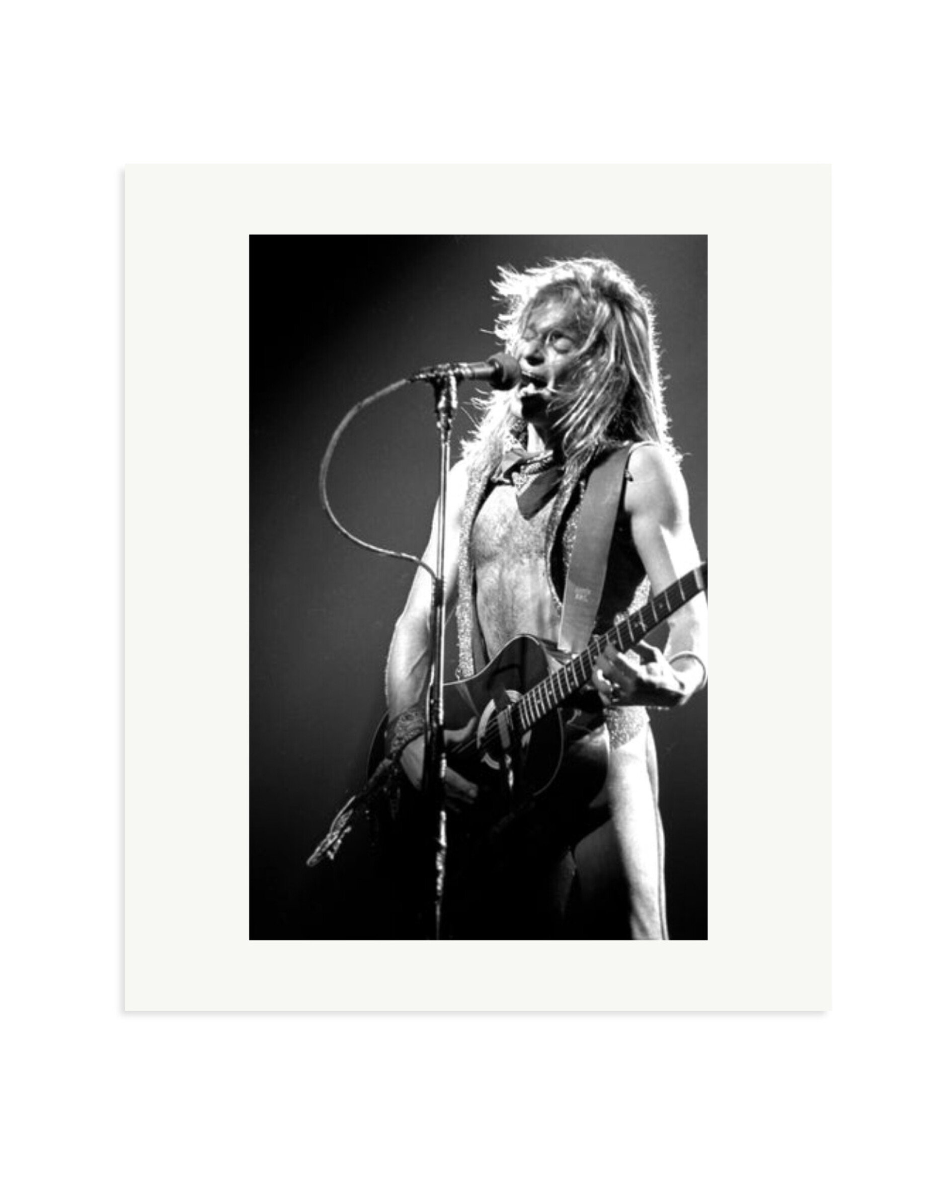 David Lee Roth of Van Halen 1981 Print Only / Large