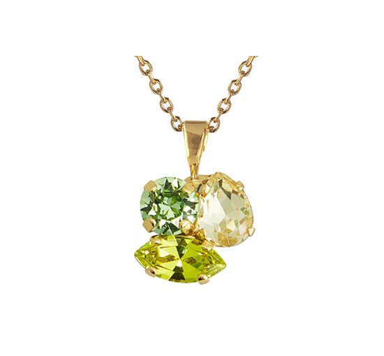 Lime Combo - Ana Necklace Crystal