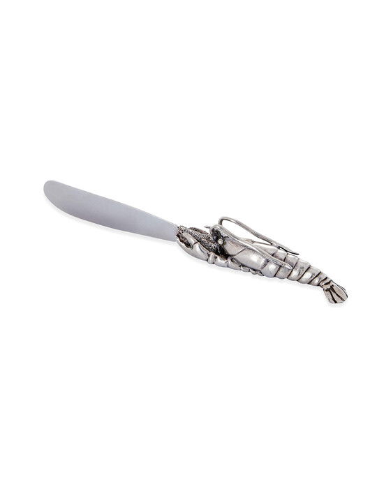 Shrimp Butter Knife Pewter