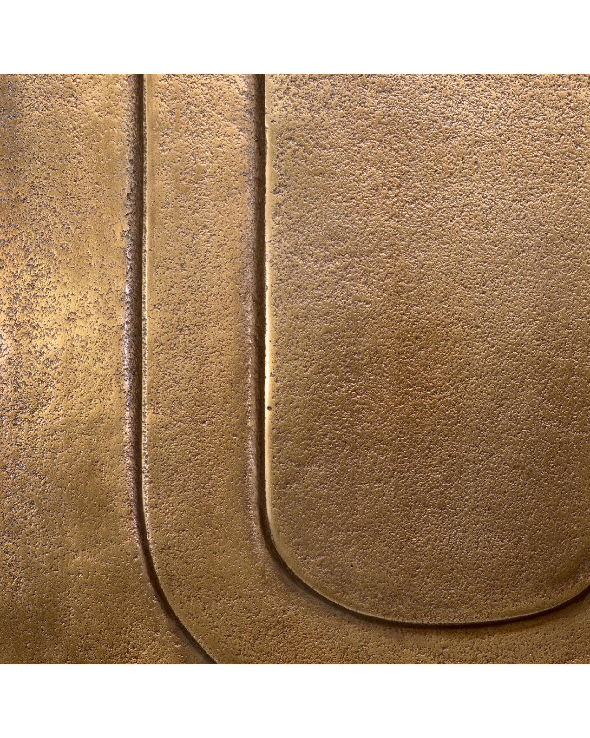 Gubbio Side Table Vintage Brass