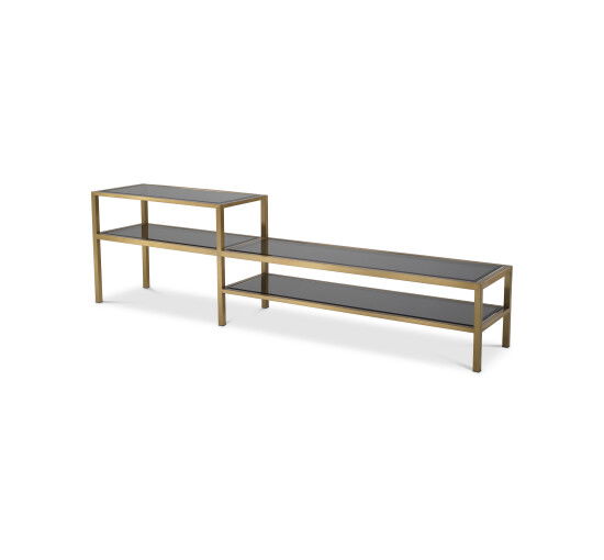 Duo TV Cabinet Brushed Brass