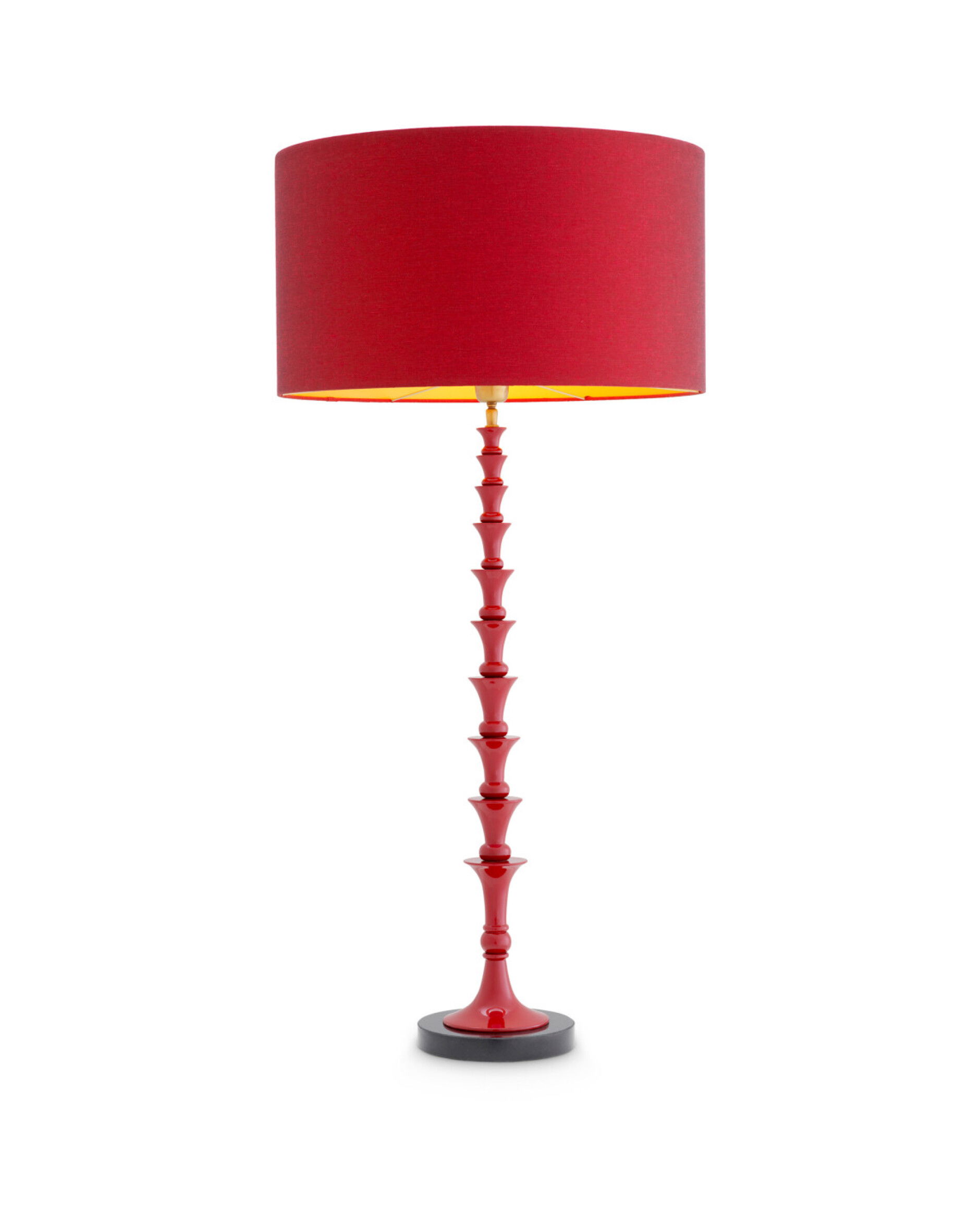 Arabella Tischlampe bordeaux red finish