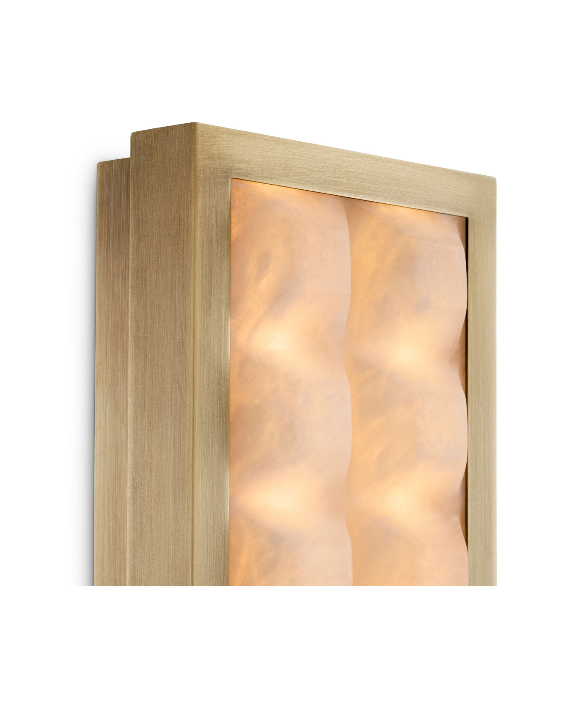 Cabildo vägglampa antik mässing