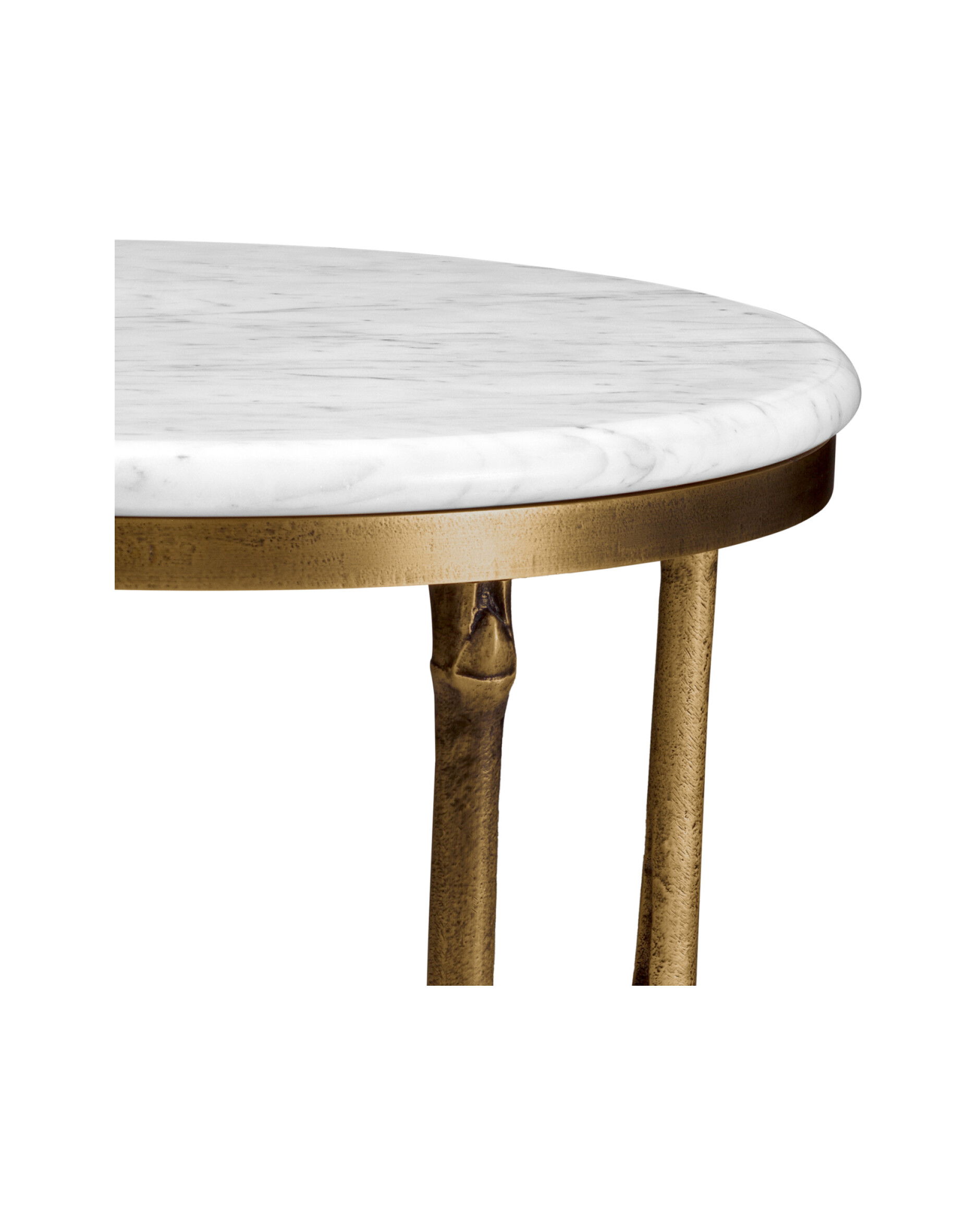 Pigna Side Table Vintage Brass