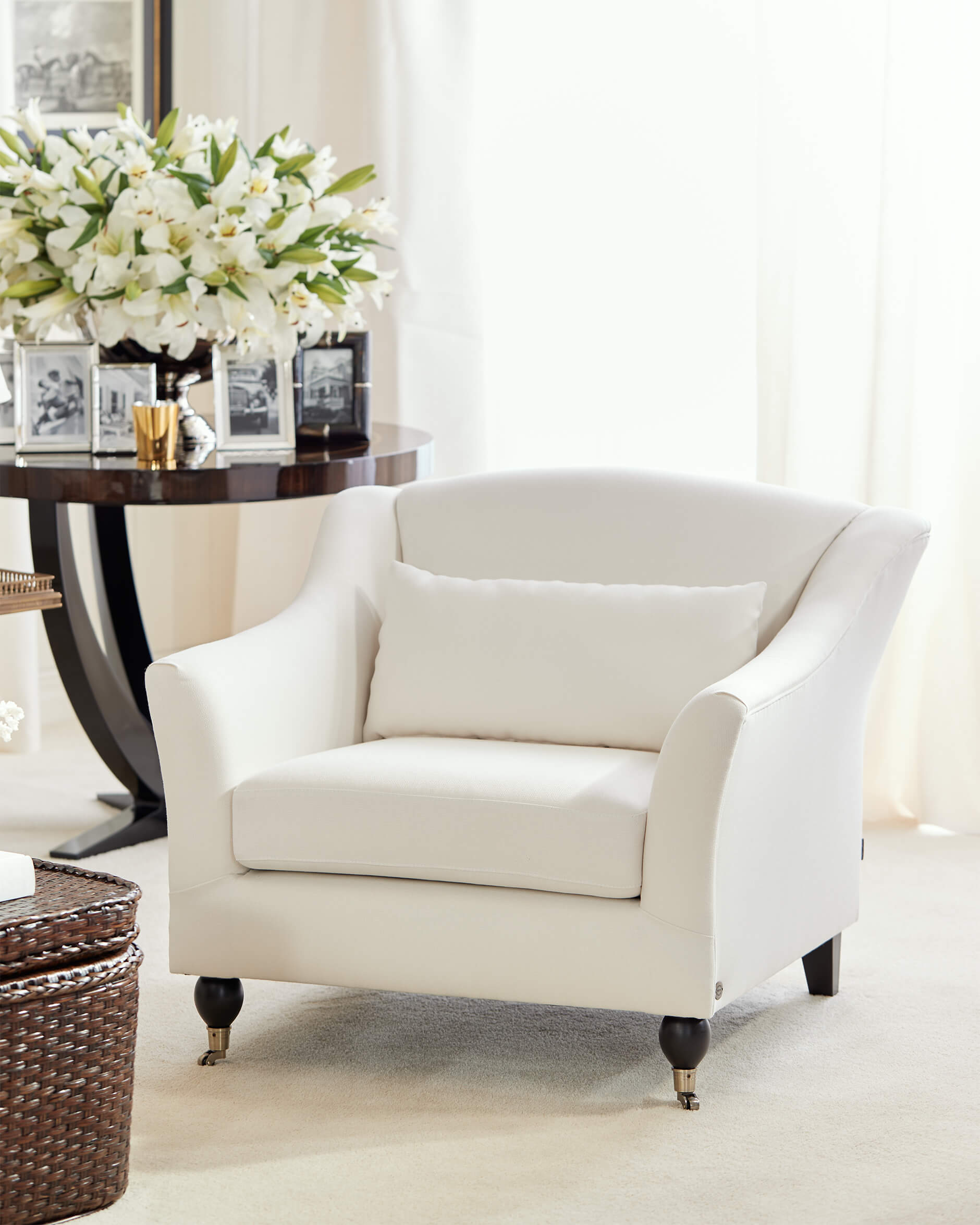 Dorchester fåtölj off-white