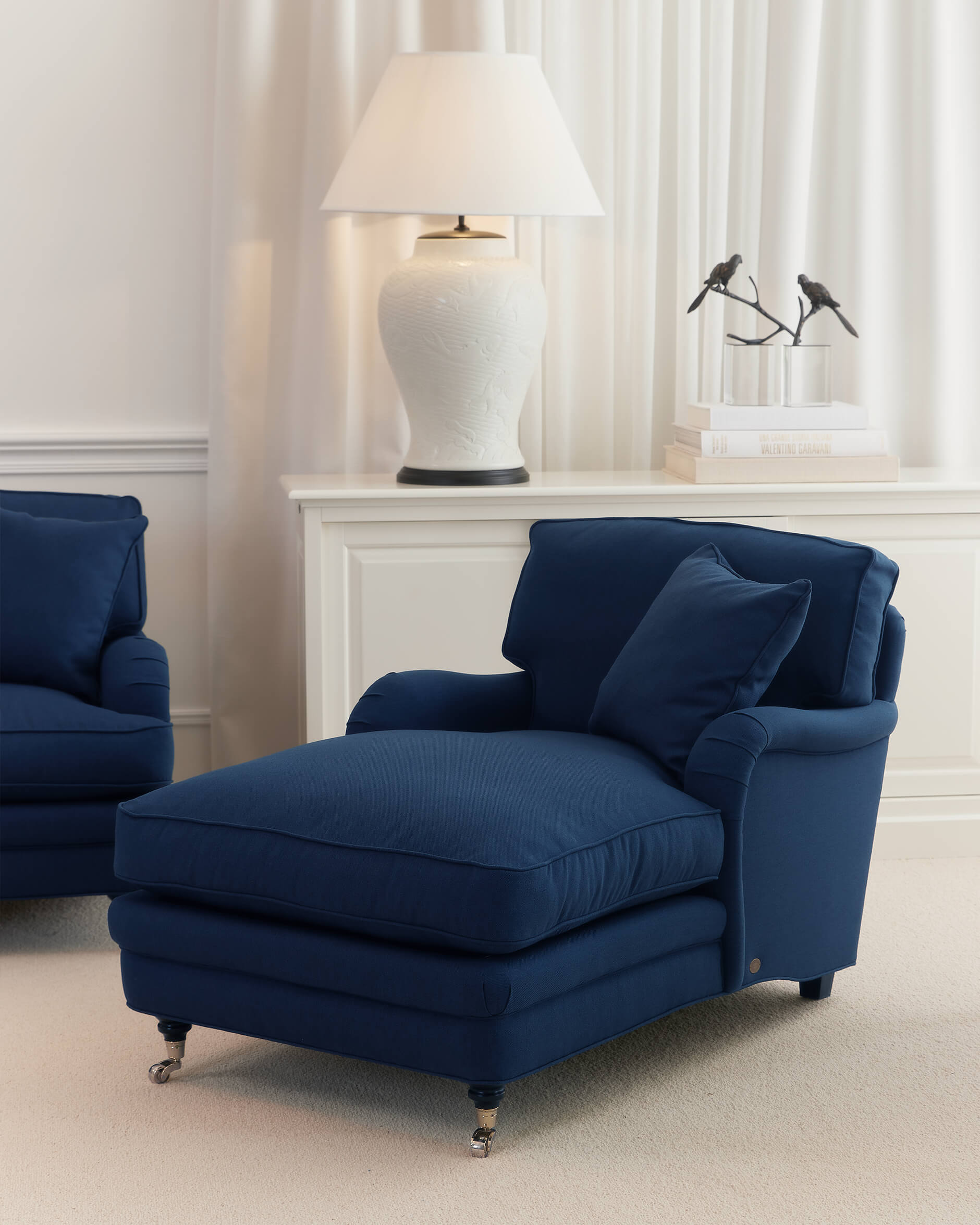 Howard Heritage schäslong indigo