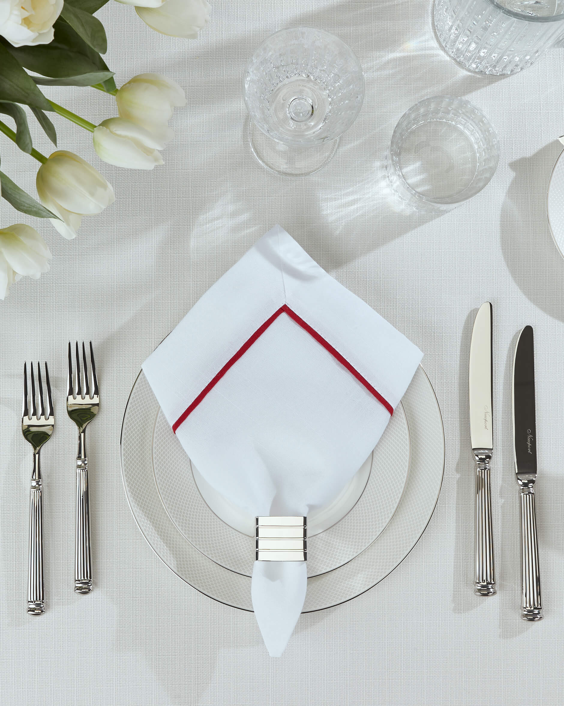 Castleford lautasliina valkoinen