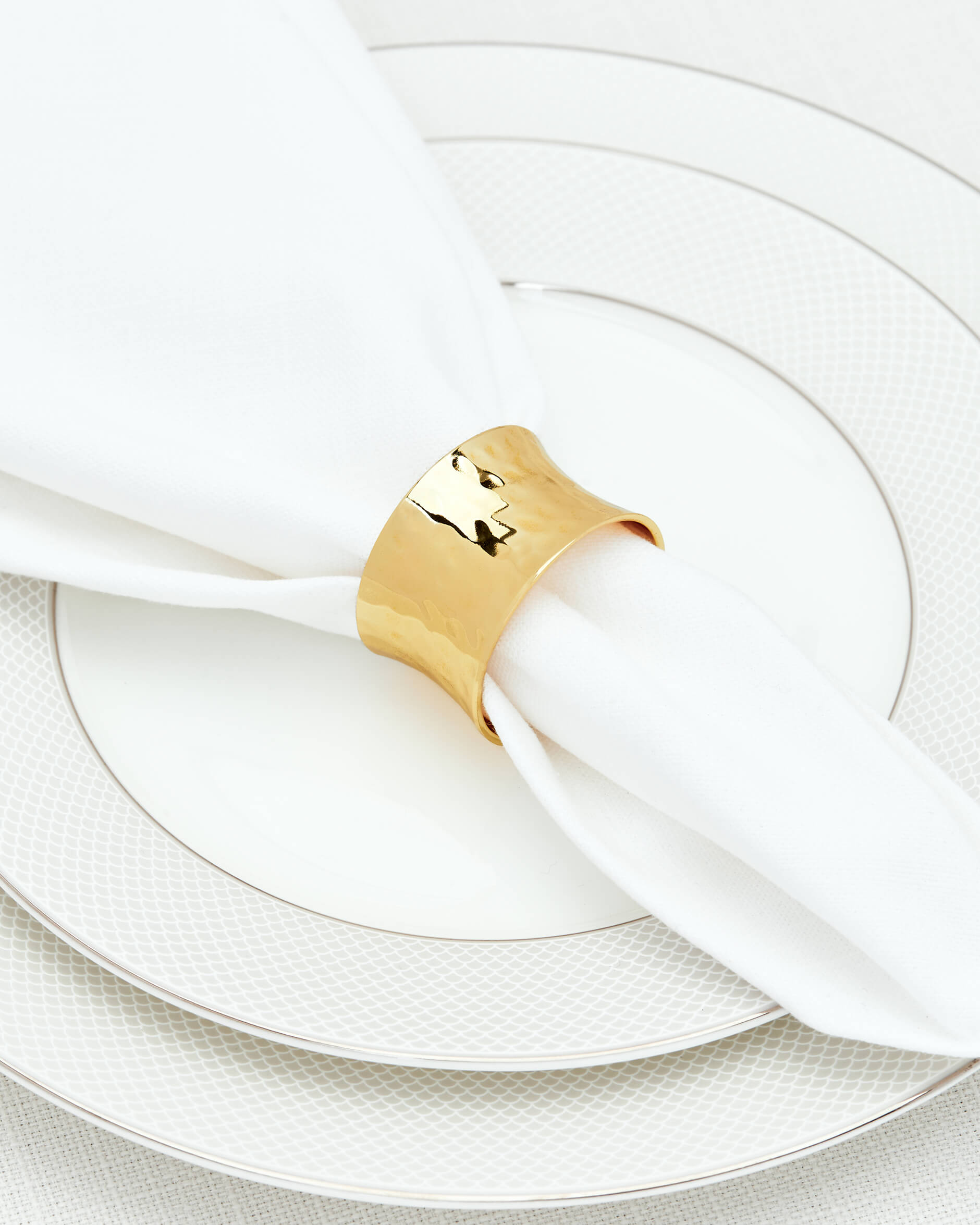 Kintra servettring mässing