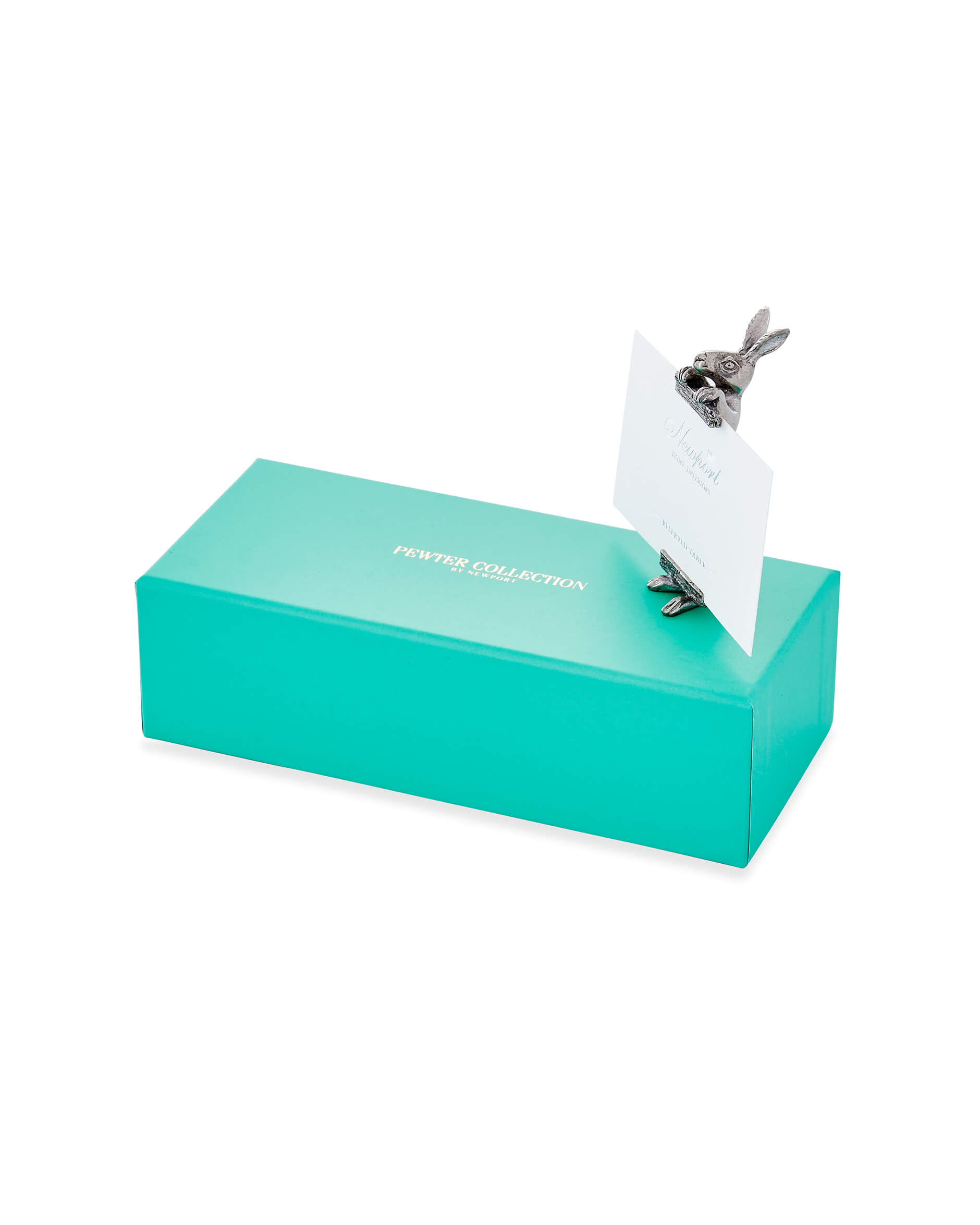 Kanin placeringskortshållare tenn