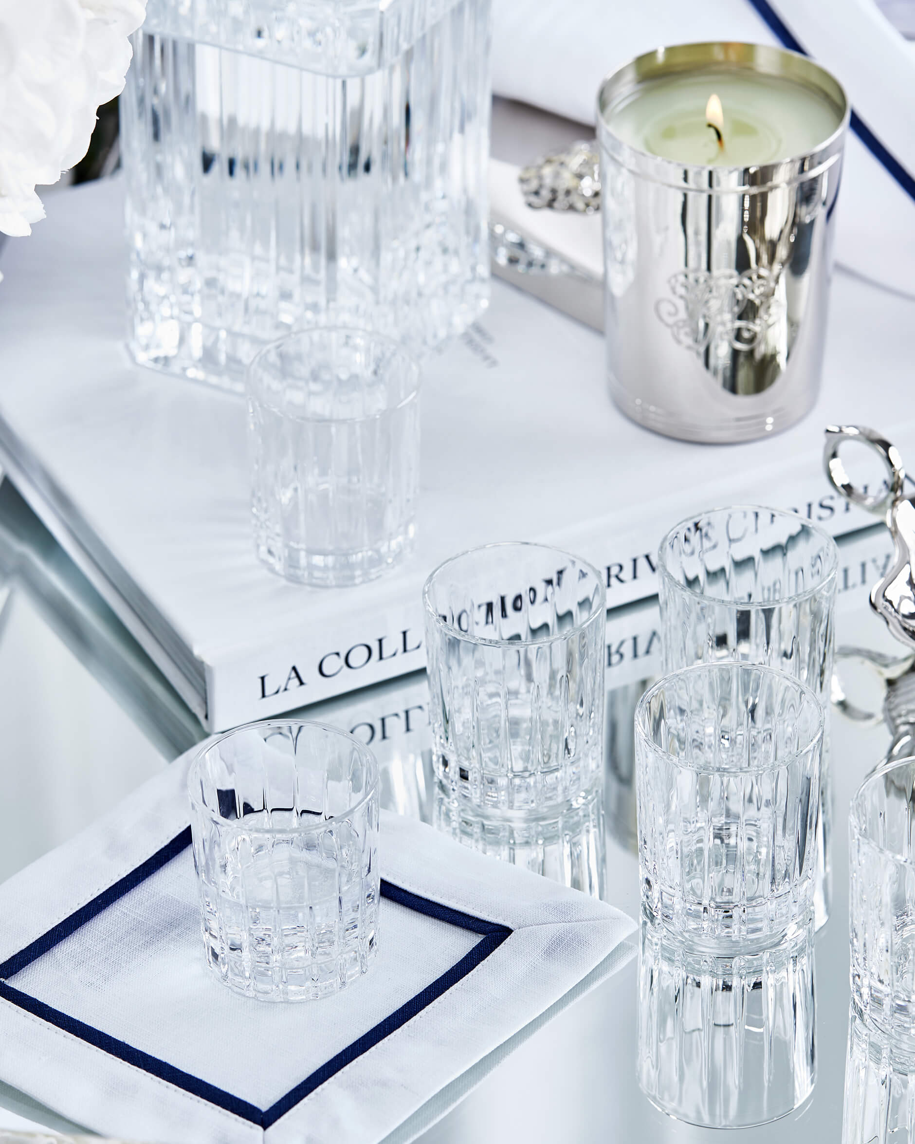 Manhattan snapsglas kristall 6-pack