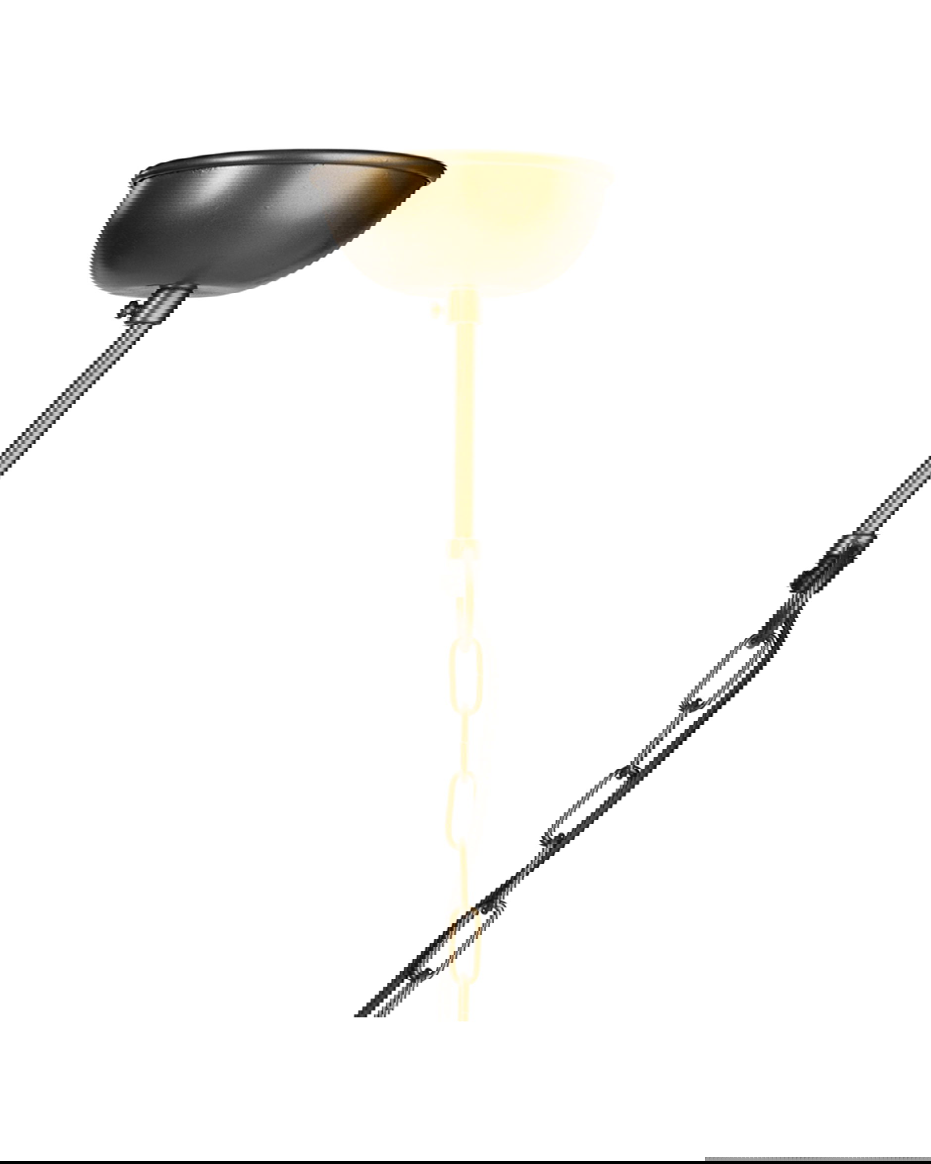 Slim city taklampa mässing