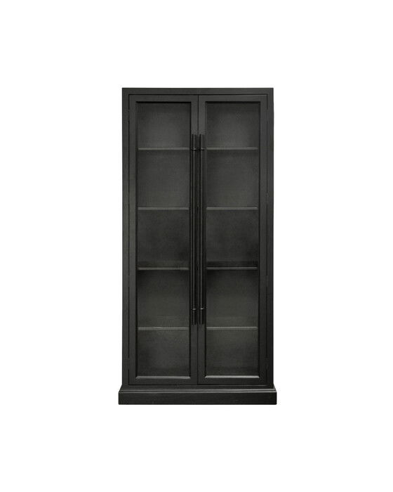 Narbonne Glass Cabinet Black