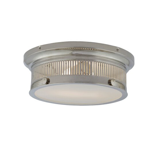 null - Alderly Small Flush Mount Polished Nickel