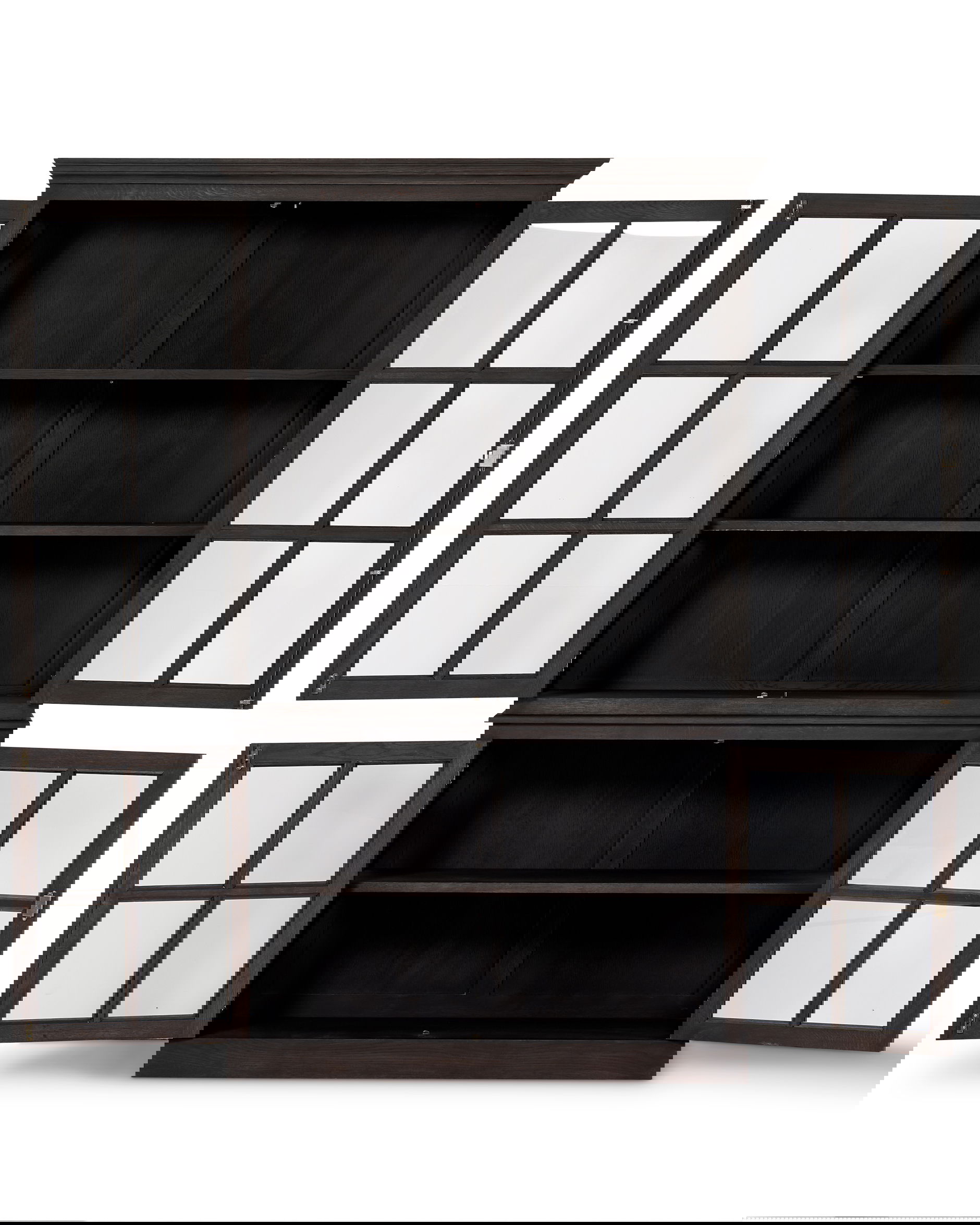 Seethrough vitrinskåp mountain wenge