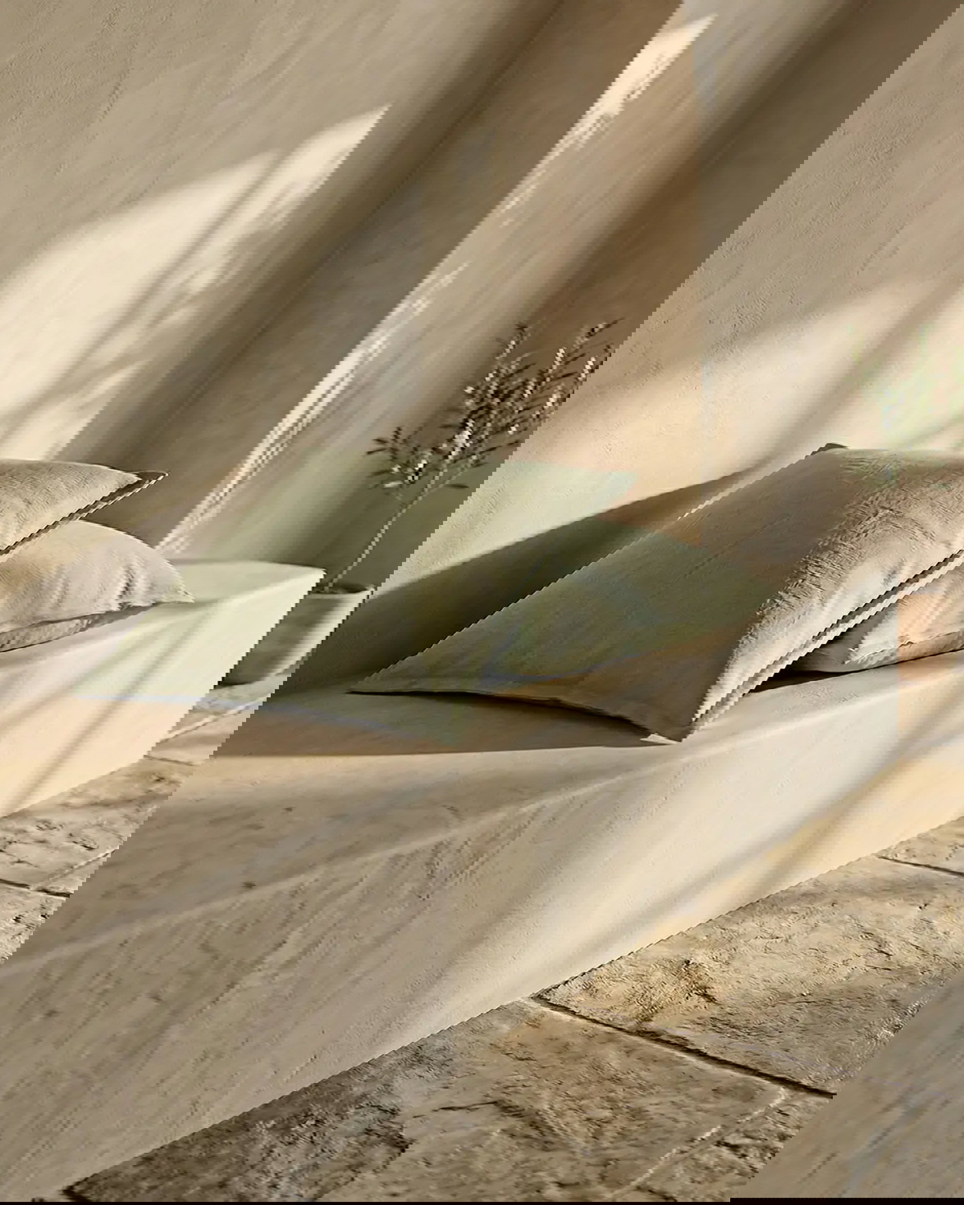 Classic Linen cushion cover sage