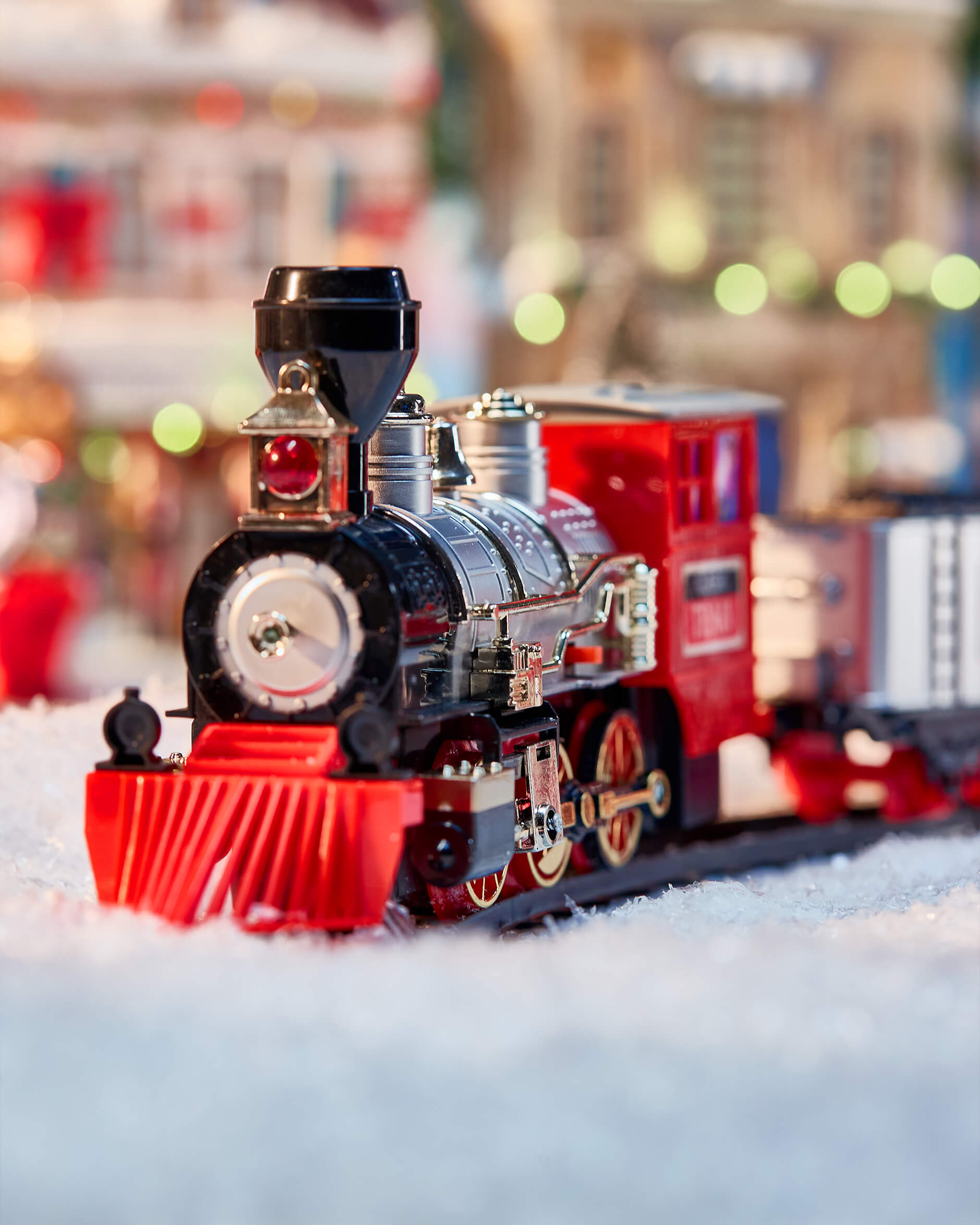 Simon tomtetåg röd/silver