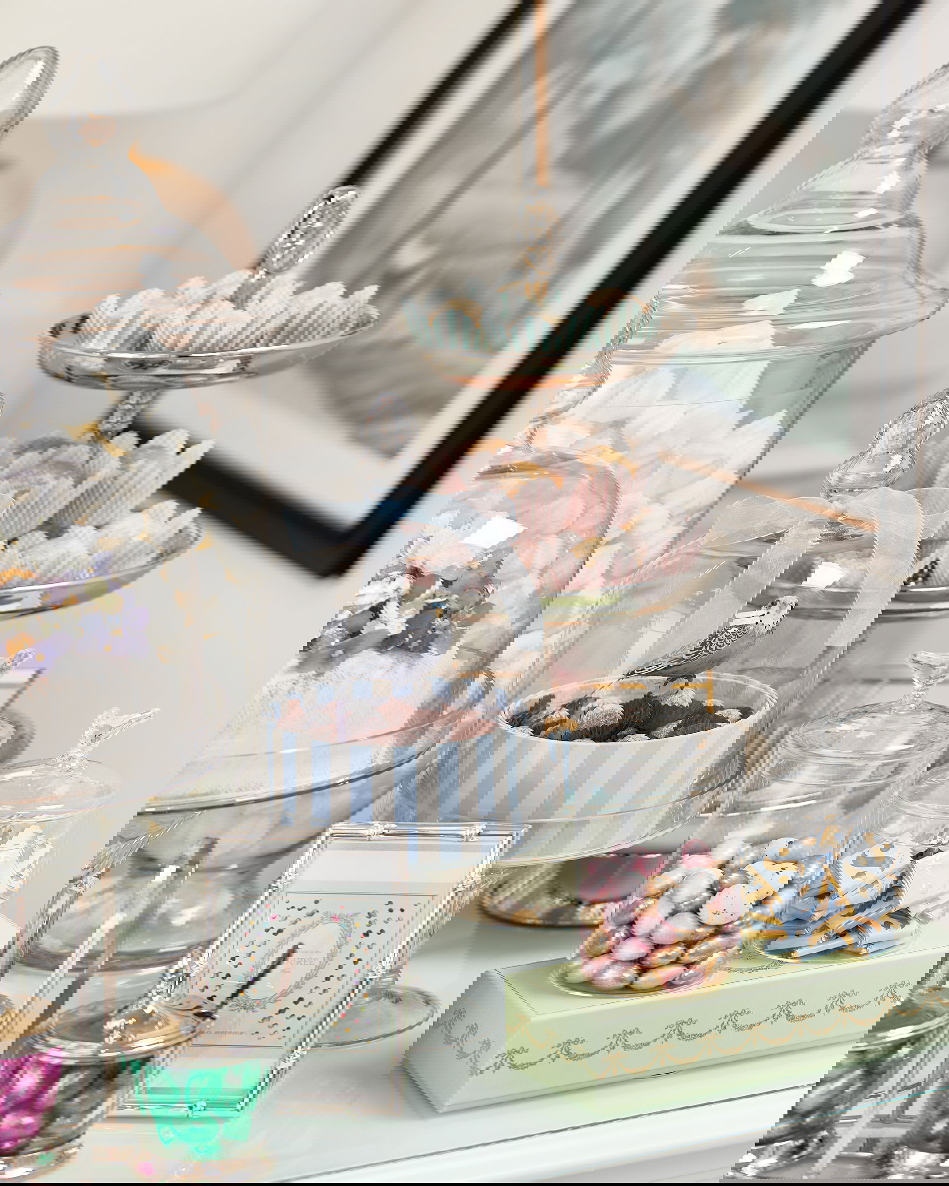 Pistache kakfat på fot