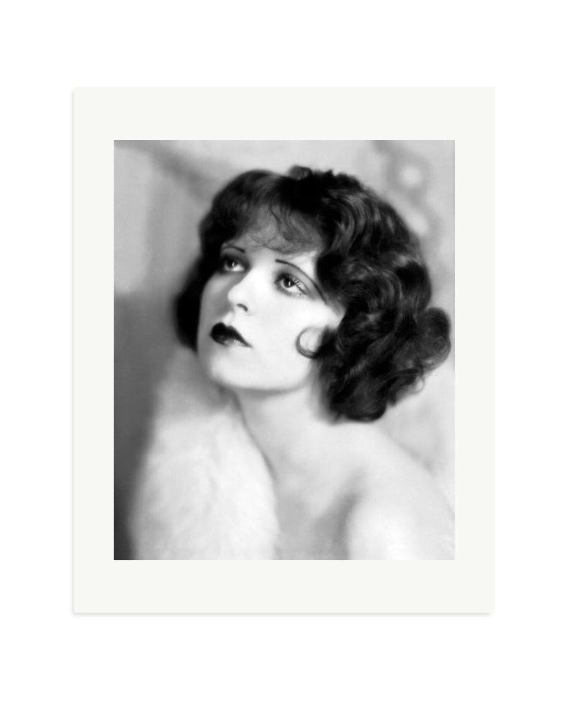 Clara Bow Portrait Print Only / Medium