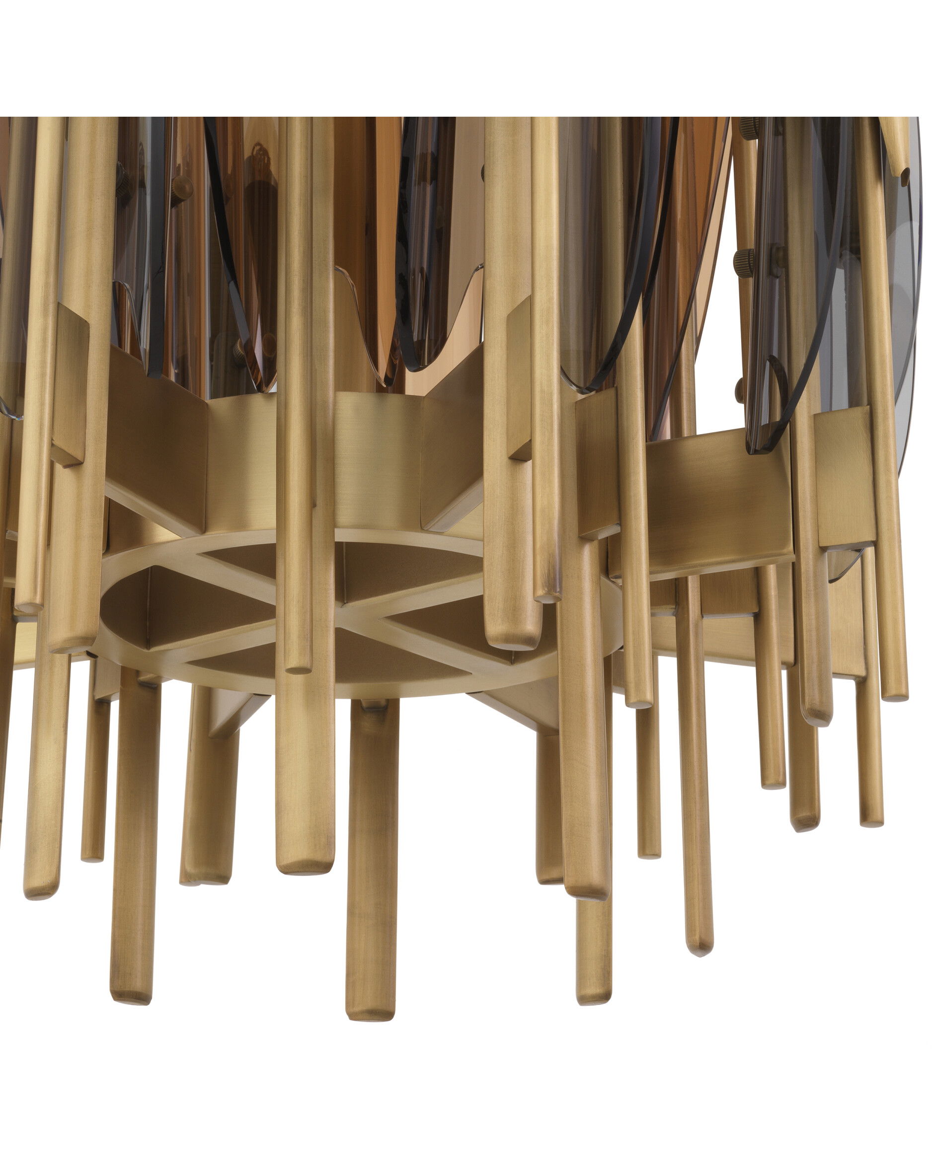 Sky takkrona antik mässing